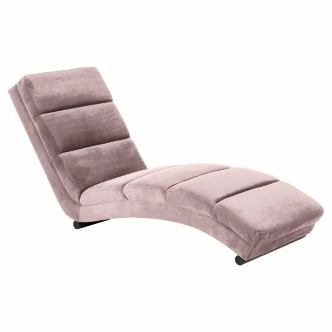 ACTONA GROUP Chaiselongue in dusty rose, Stoff - 60x82x170cm (BxHxT) günstig online kaufen