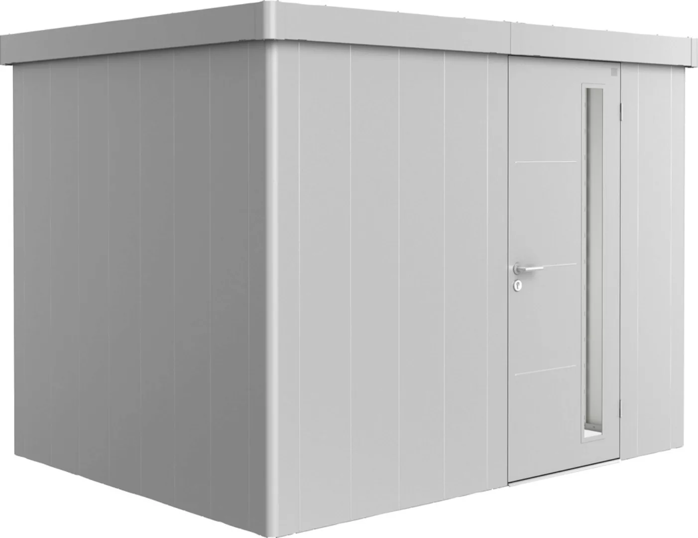 Biohort Gerätehaus Neo 2C Standardtüre Silber-Metallic günstig online kaufen