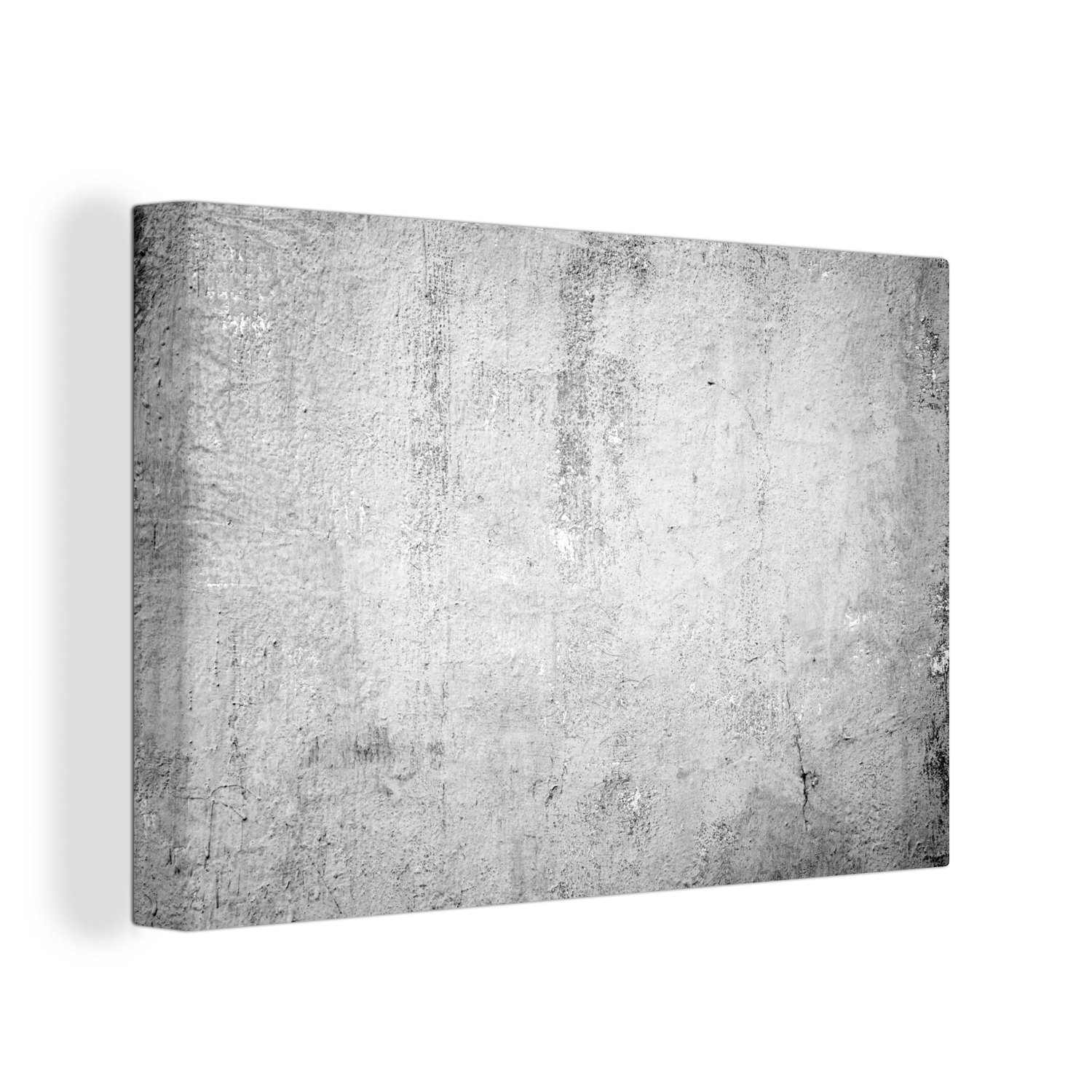 OneMillionCanvasses® Leinwandbild Beton - Grau - günstig online kaufen