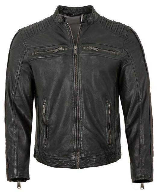 CAMP DAVID Lederjacke Brenton Camp David - Herren Echtleder Lederjacke Lamm günstig online kaufen