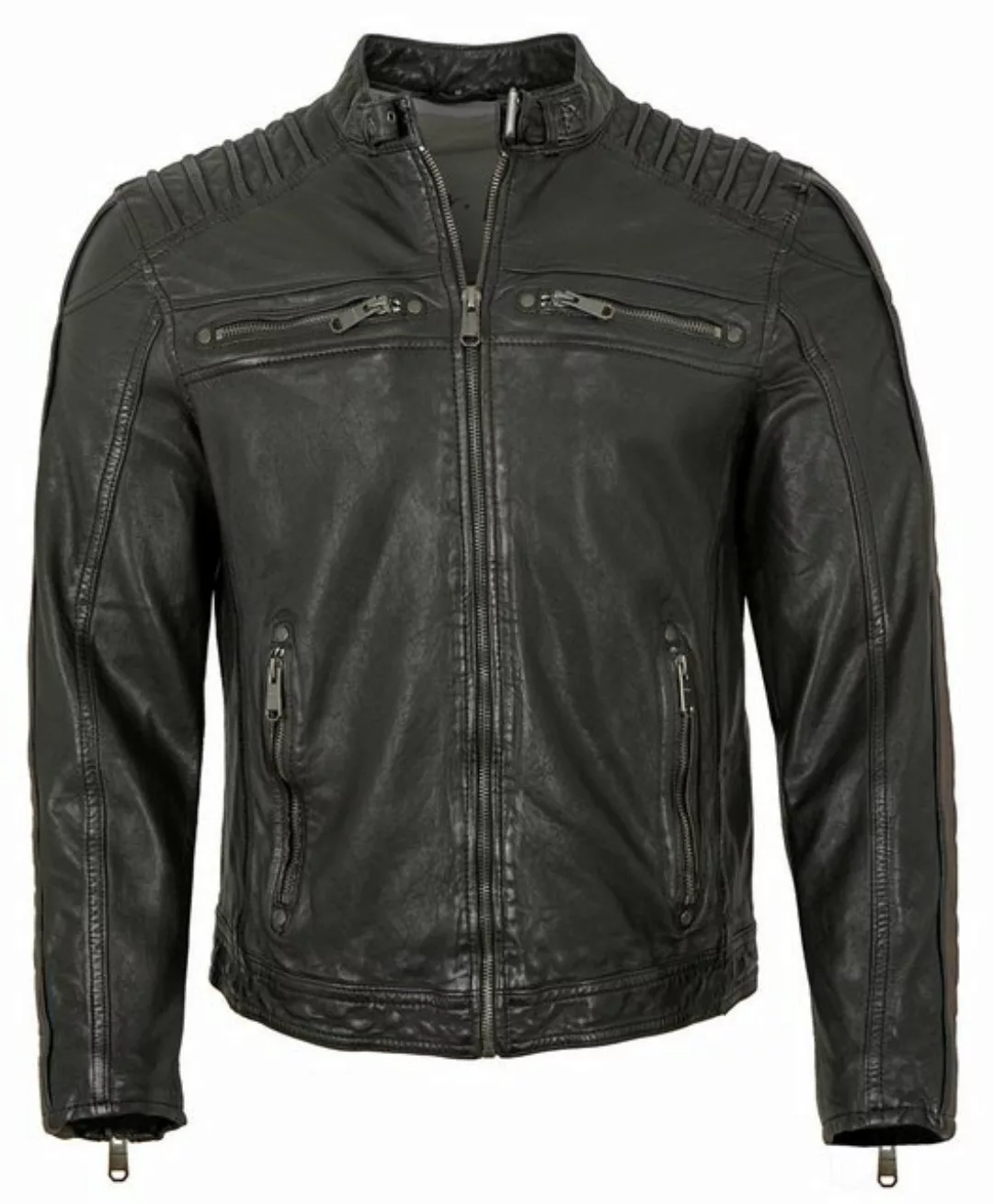 CAMP DAVID Lederjacke Brenton Camp David - Herren Echtleder Lederjacke Lamm günstig online kaufen