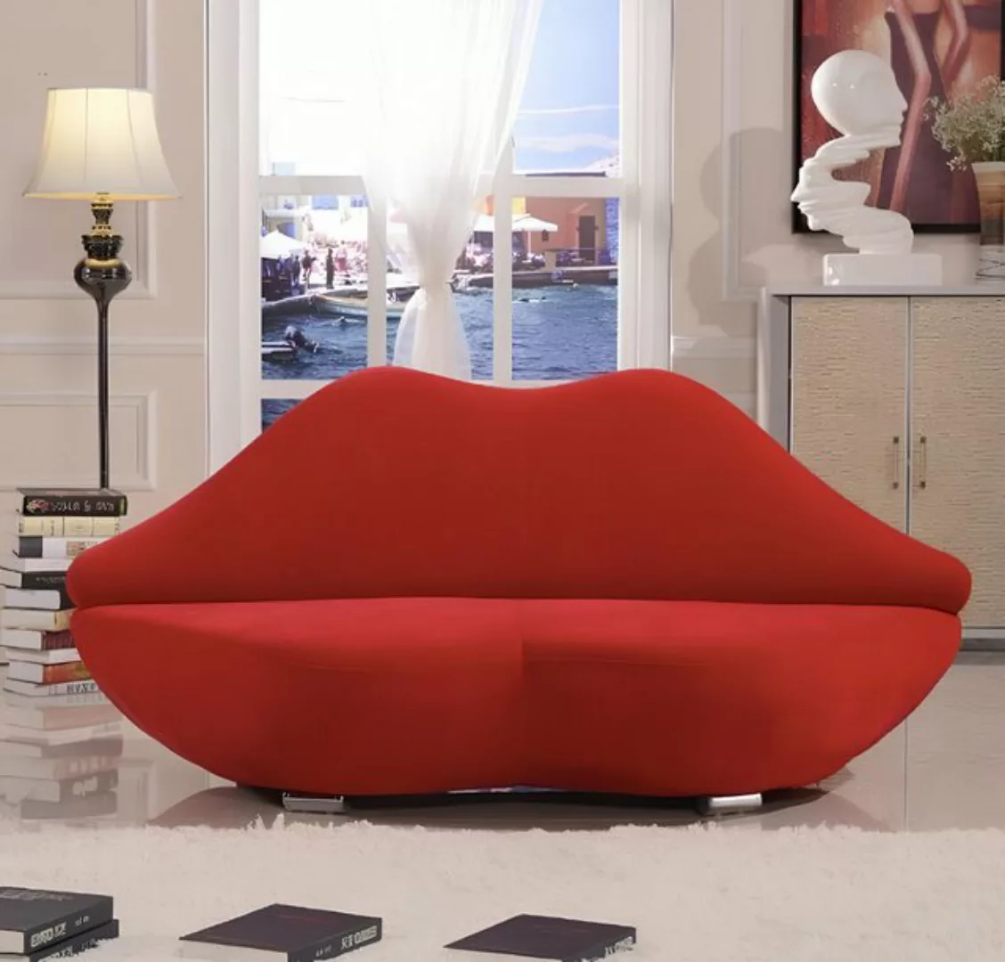 Xlmoebel Sofa Zweiersofa für die Lippen mit Samtbezug, modernem Design und, günstig online kaufen