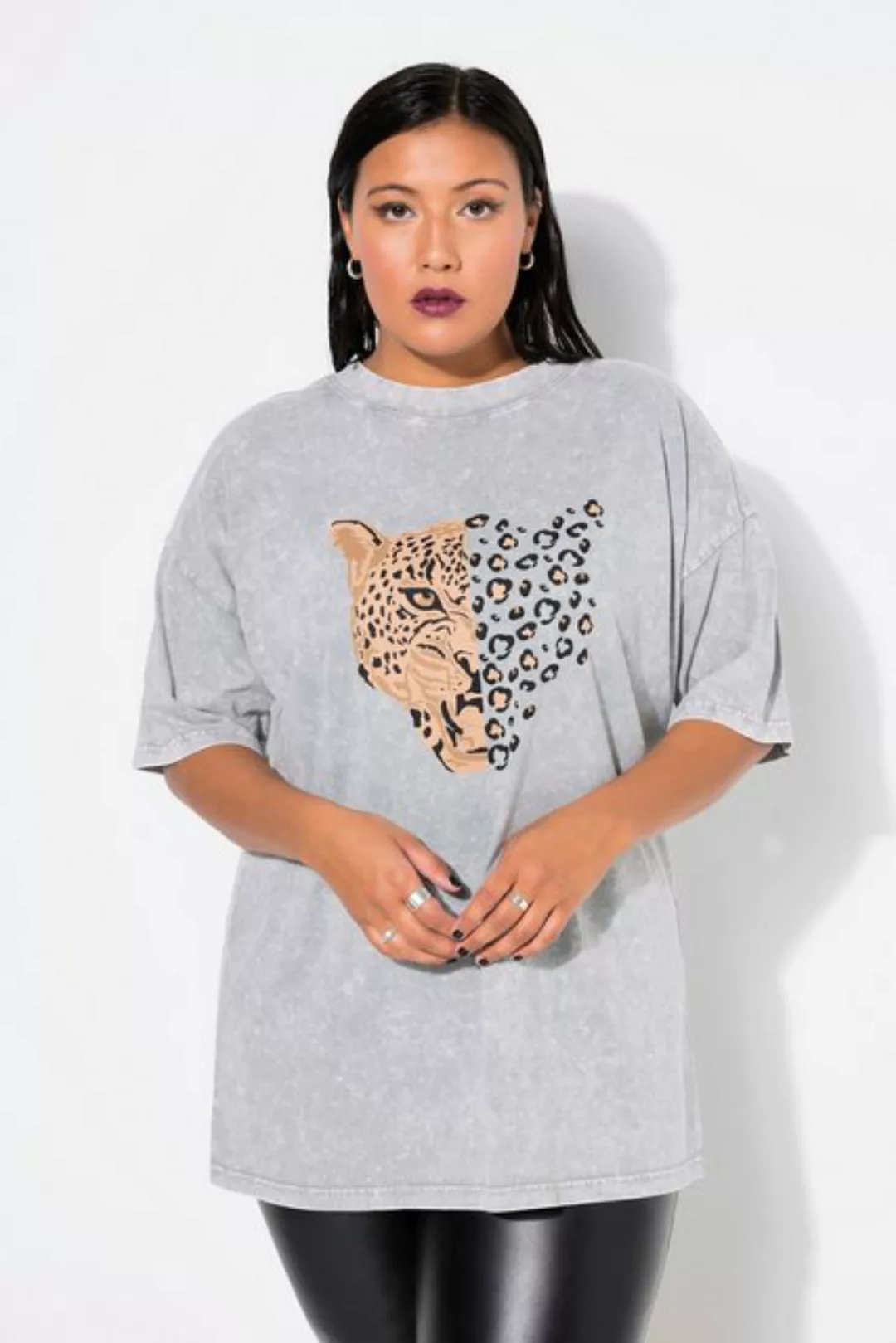 Studio Untold T-Shirt T-Shirt oversized Animalhead-Print günstig online kaufen