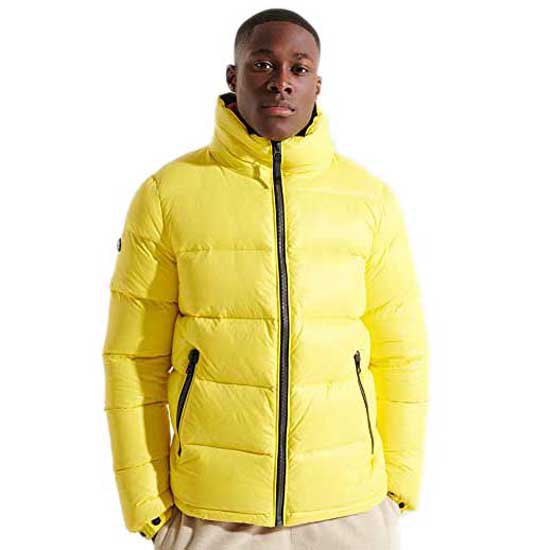 Superdry Alpine Luxe Down Jacke L Citrus Zest günstig online kaufen