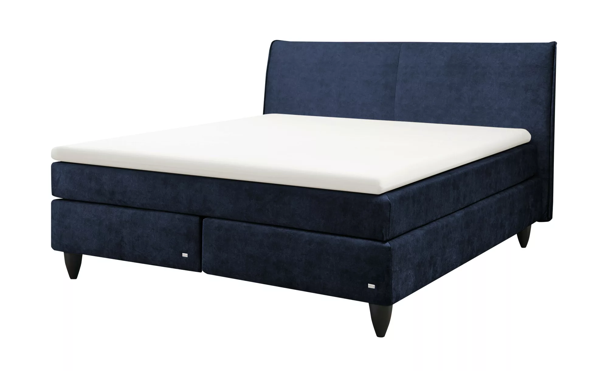 RUF Boxspringbett  Aurelia ¦ blau ¦ Maße (cm): B: 210 H: 114 Betten > Boxsp günstig online kaufen