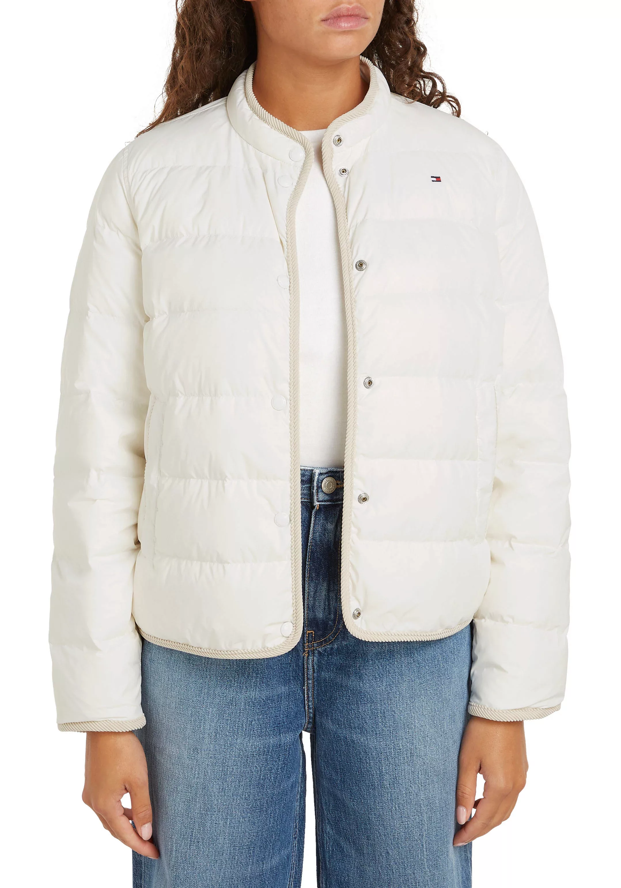 Tommy Hilfiger Steppjacke LW DOWN COLLARLESS JACKET mit leichter Wattierung günstig online kaufen