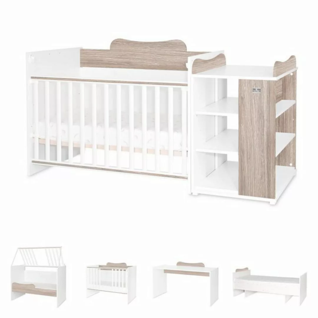 Lorelli Komplettbett Babybett Multi, Jugendbett, Schreibtisch, Wickeltisch, günstig online kaufen