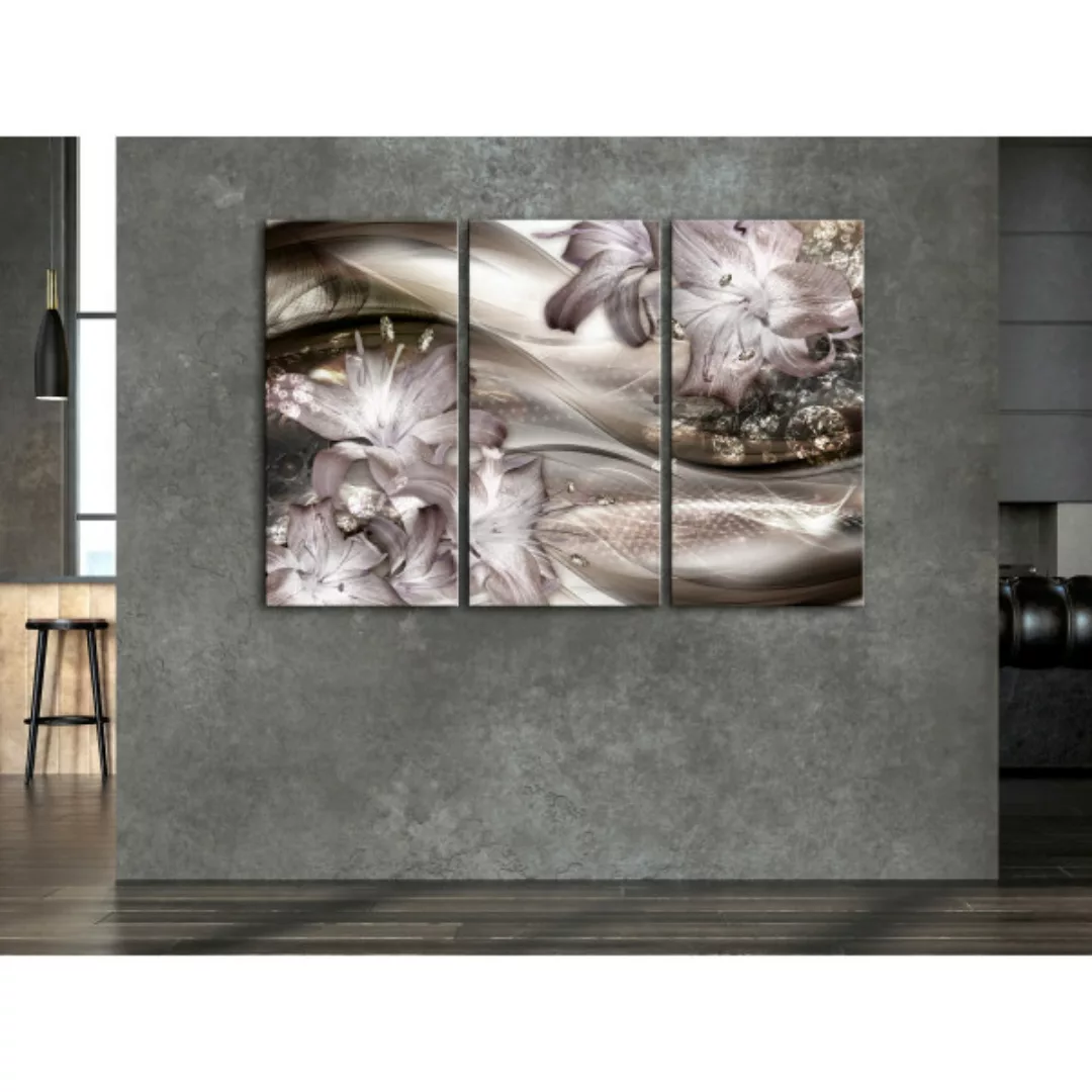 Wandbild Lilac Composition (3 Parts) XXL günstig online kaufen