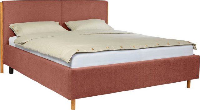 TOM TAILOR HOME Polsterbett CALIFORNIA BED, mit seitlichen Holzakzenten am günstig online kaufen