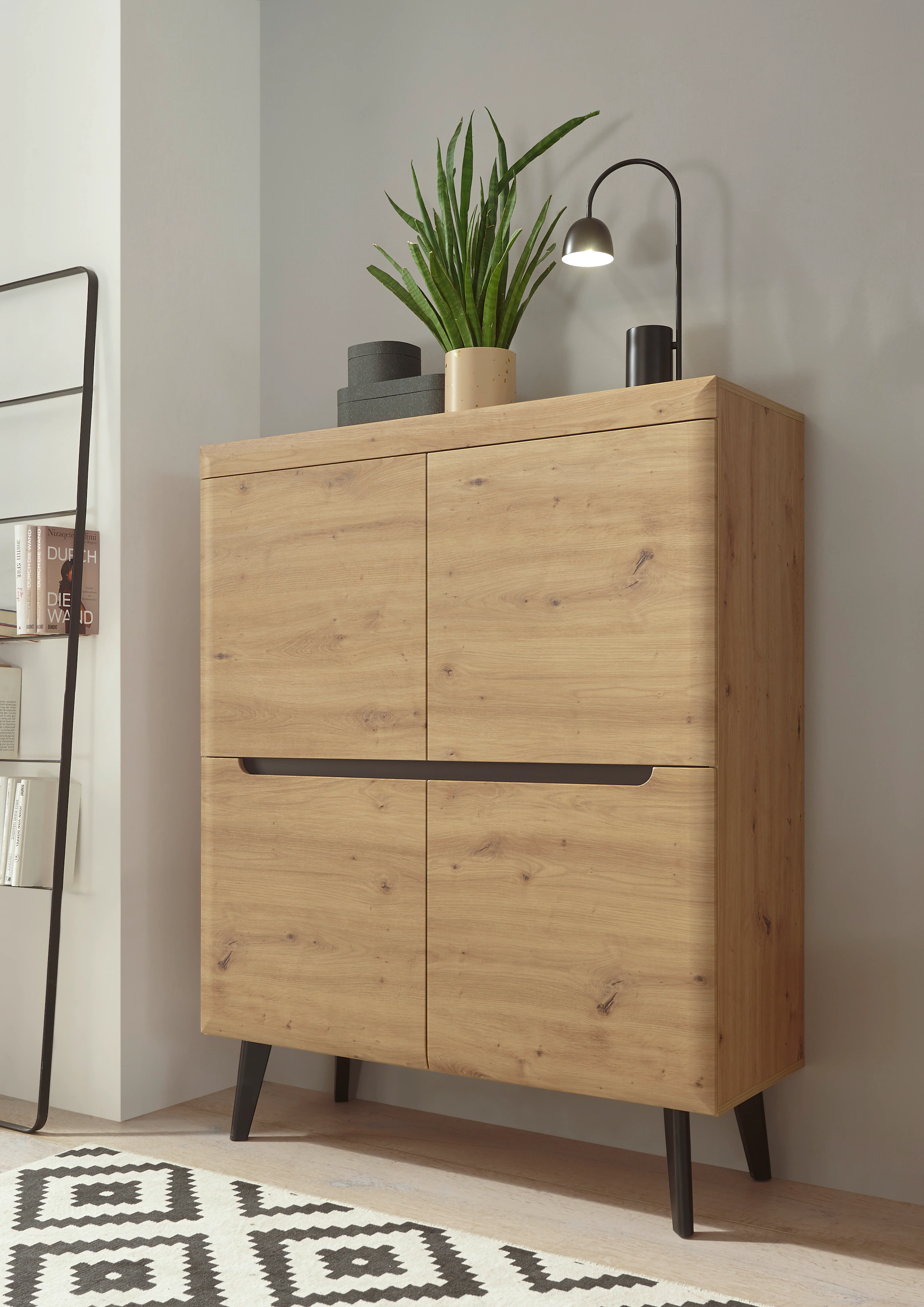 INOSIGN Highboard "Torge, Kommode, Schrank, Sideboard, Anrichte, Mehrzwecks günstig online kaufen