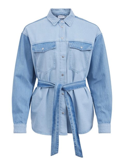 VILA Denim-hemd- Jacke Damen Blau günstig online kaufen
