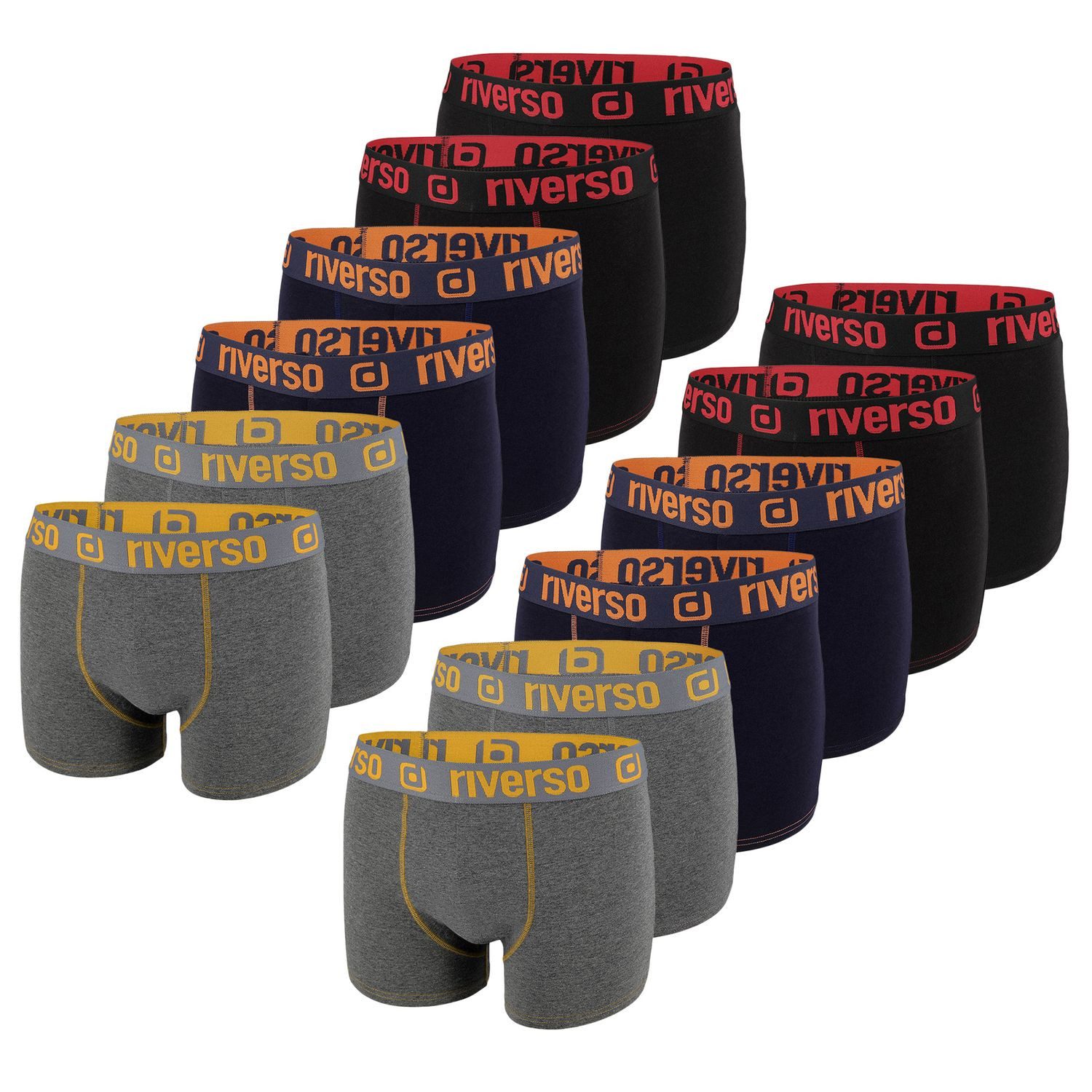 riverso Boxershorts Herren 12er Pack RIVOle günstig online kaufen