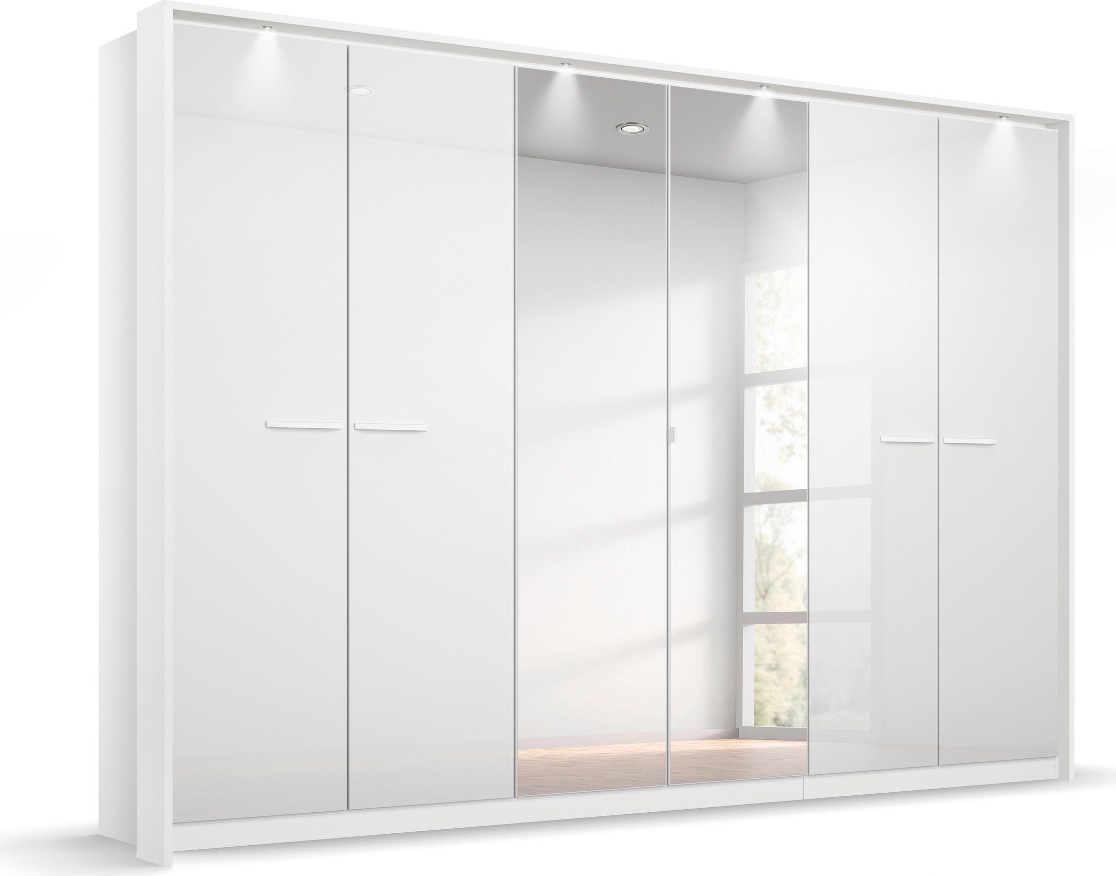 rauch Drehtürenschrank "Oteli", mit Mittelspiegel und Passepartout optional günstig online kaufen