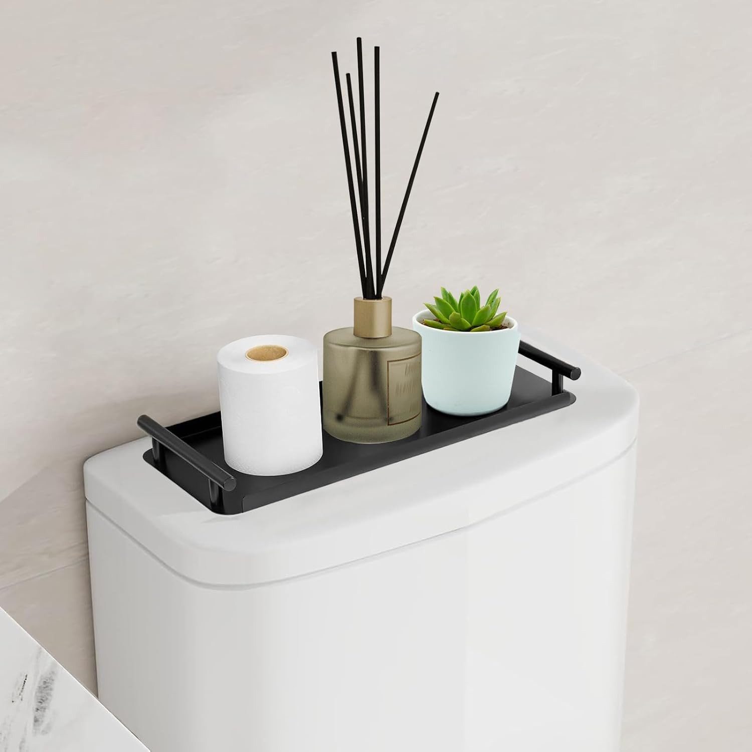BlingBin Dekotablett Toilettenpapierkorb Badezimmertablett Metall Deko günstig online kaufen
