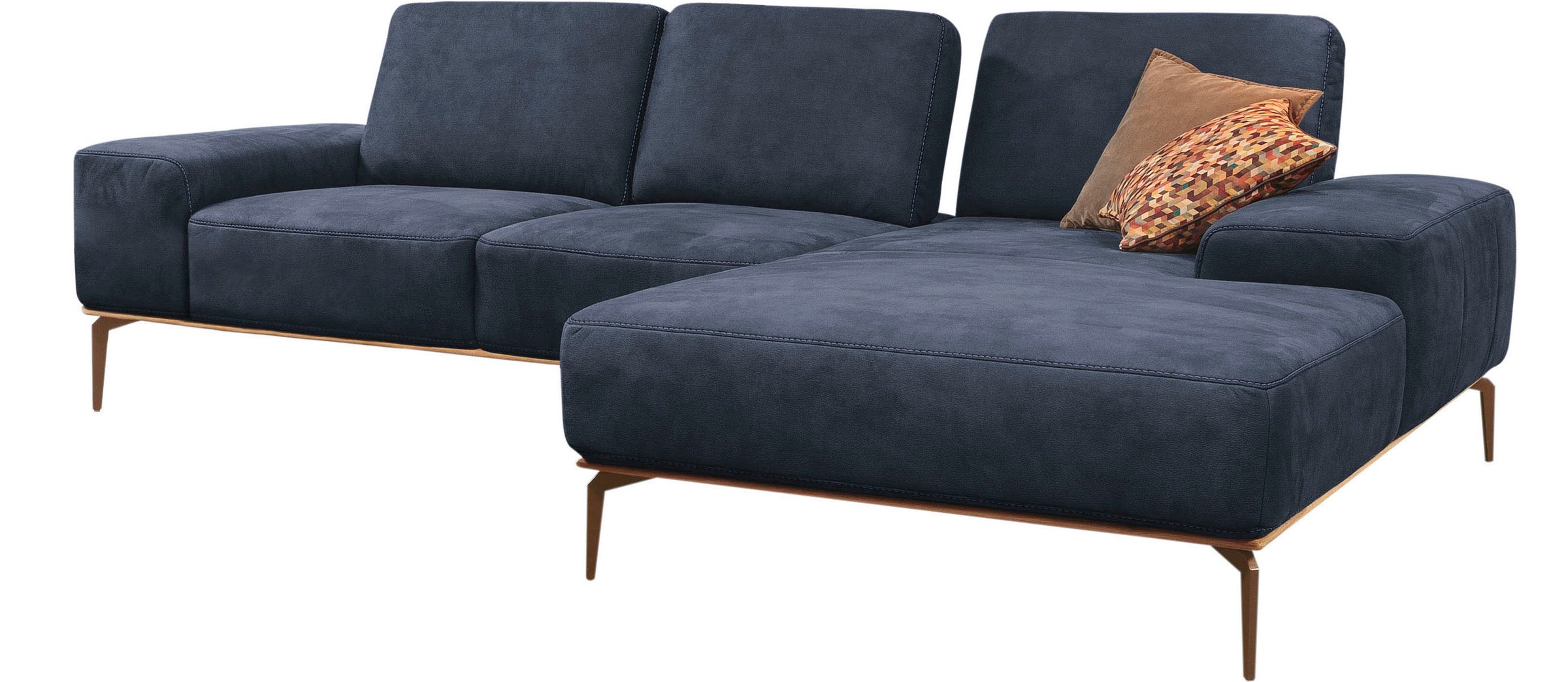 W.SCHILLIG Ecksofa "run, Designsofa mit tollem Sitzkomfort, bequem, L-Form" günstig online kaufen