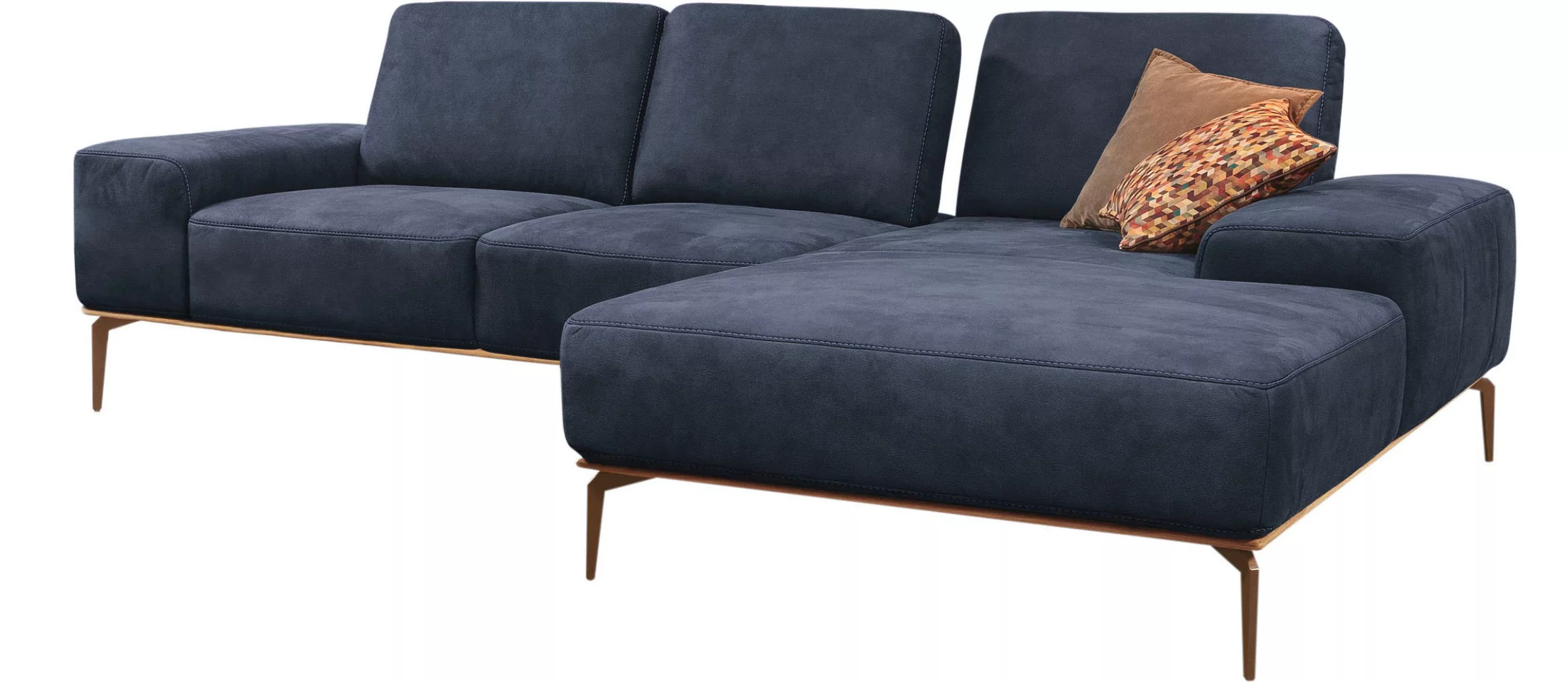 W.SCHILLIG Ecksofa "run, Designsofa mit tollem Sitzkomfort, bequem, L-Form" günstig online kaufen