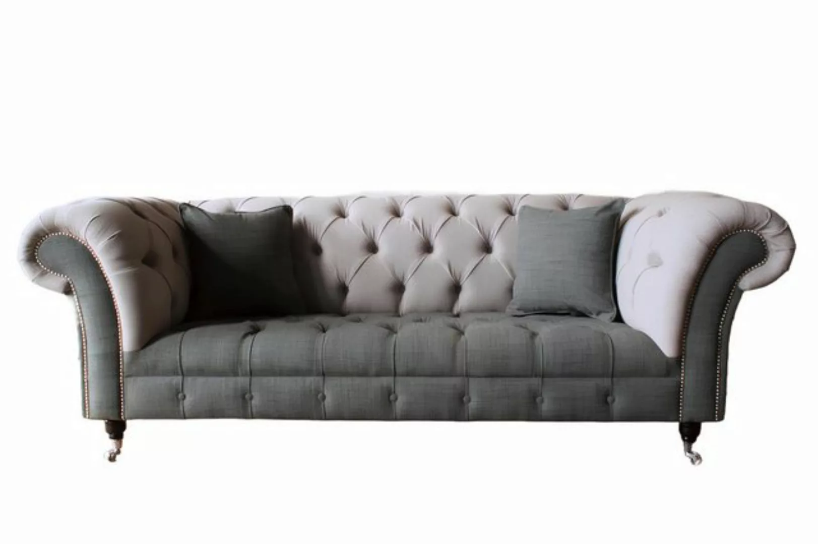 Xlmoebel Sofa Chesterfield Luxus Polstermöbel Set mit Lederoberfläche, Herg günstig online kaufen