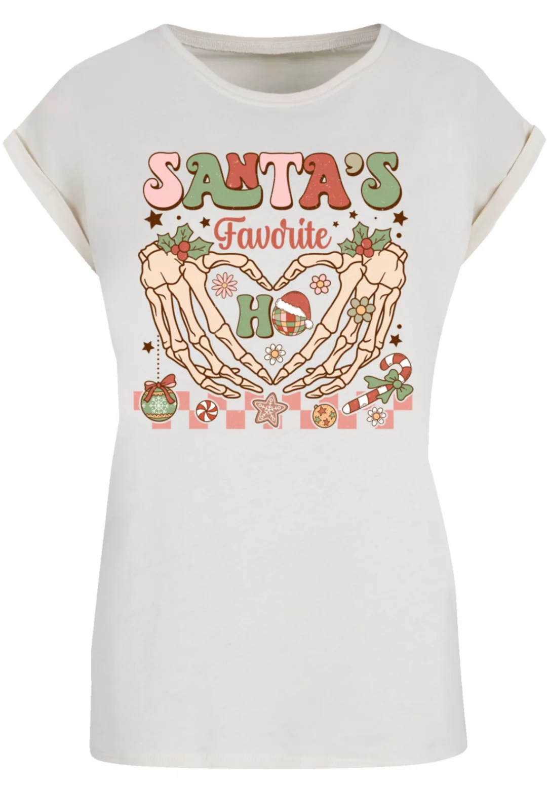 F4NT4STIC T-Shirt "Santas favorite Ho Ho Ho Weihnachten", Premium Qualität, günstig online kaufen