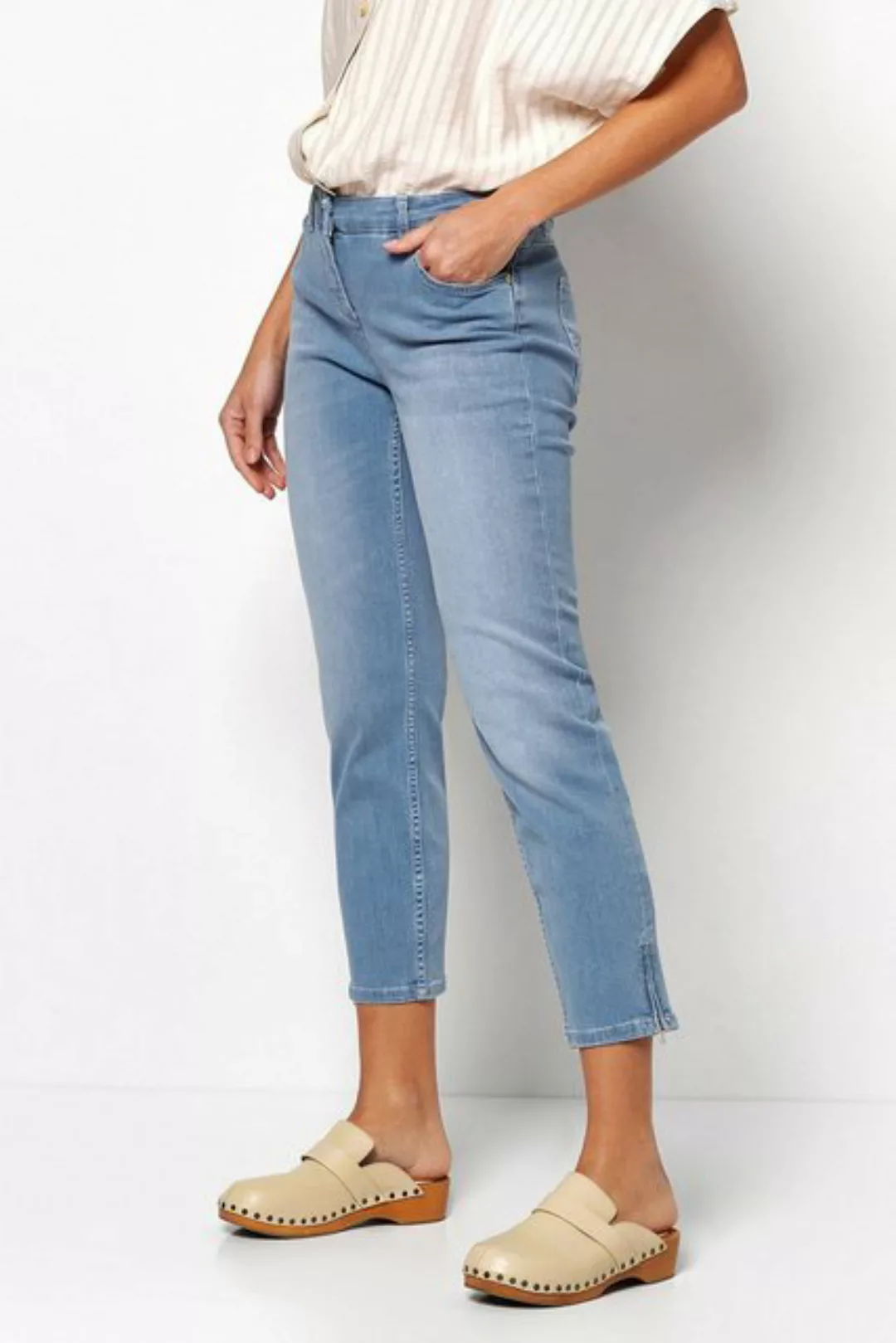 TONI 5-Pocket-Jeans Perfect Shape mit Saumzippern günstig online kaufen