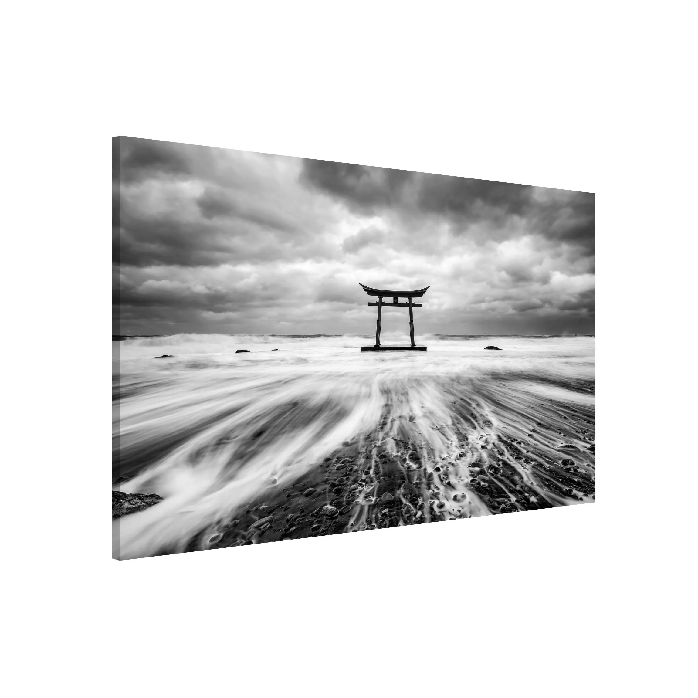 Magnettafel Japanisches Torii im Meer günstig online kaufen