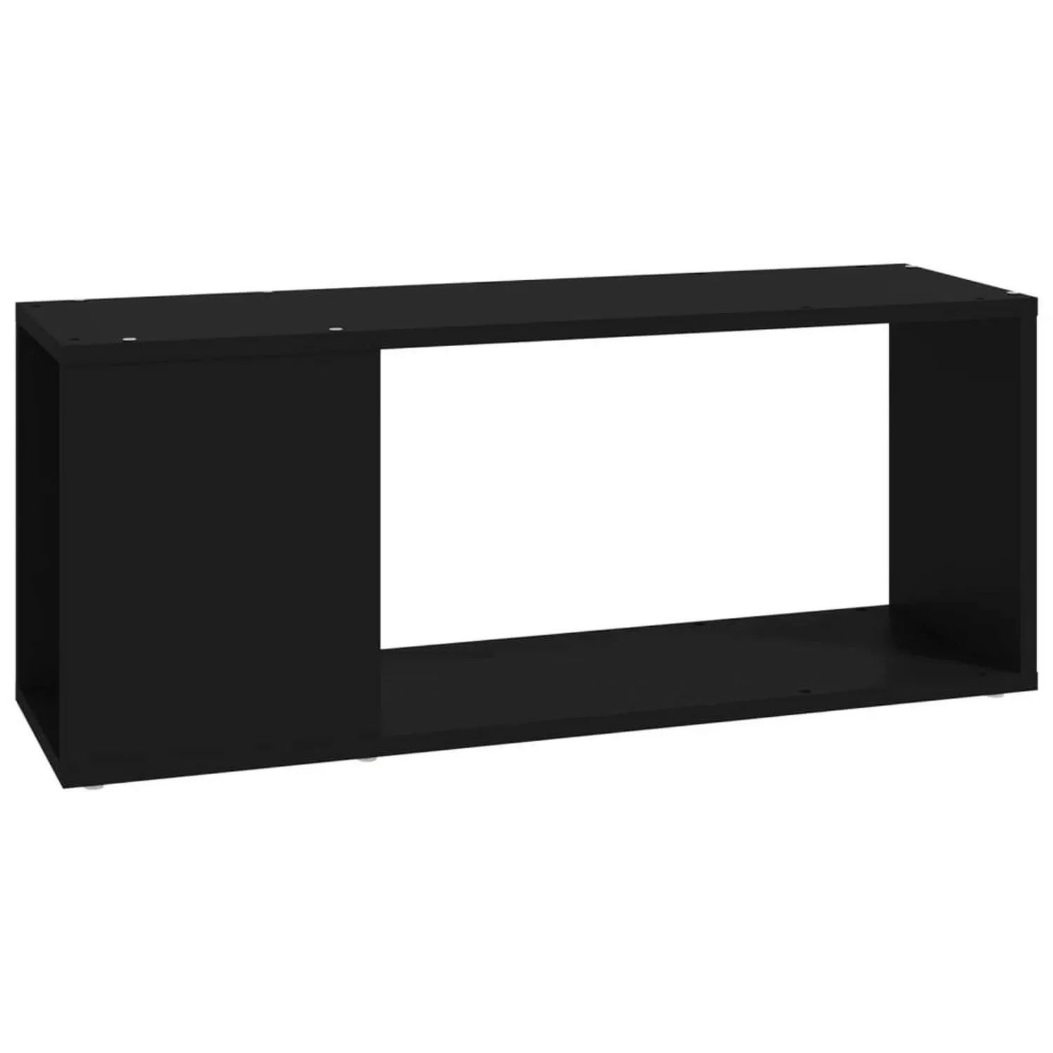 vidaXL TV-Schrank TV-Schrank Schwarz 80x24x32 cm Spanplatte Lowboard günstig online kaufen