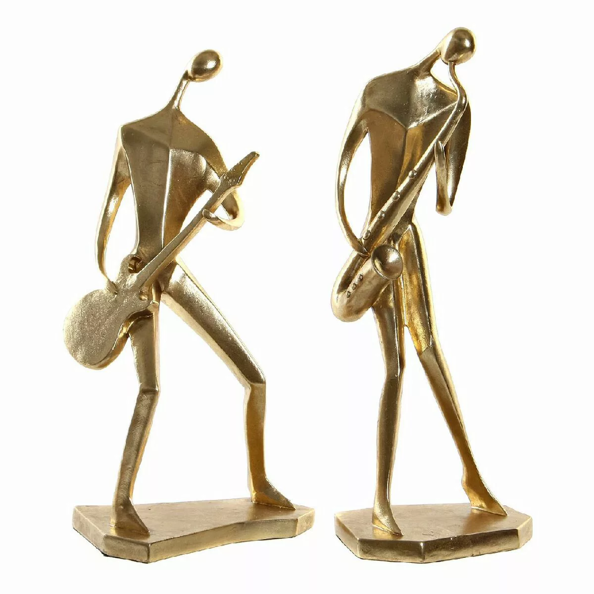 Deko-figur Dkd Home Decor Harz Musiker (2 Pcs) (21 X 17.5 X 42 Cm) günstig online kaufen