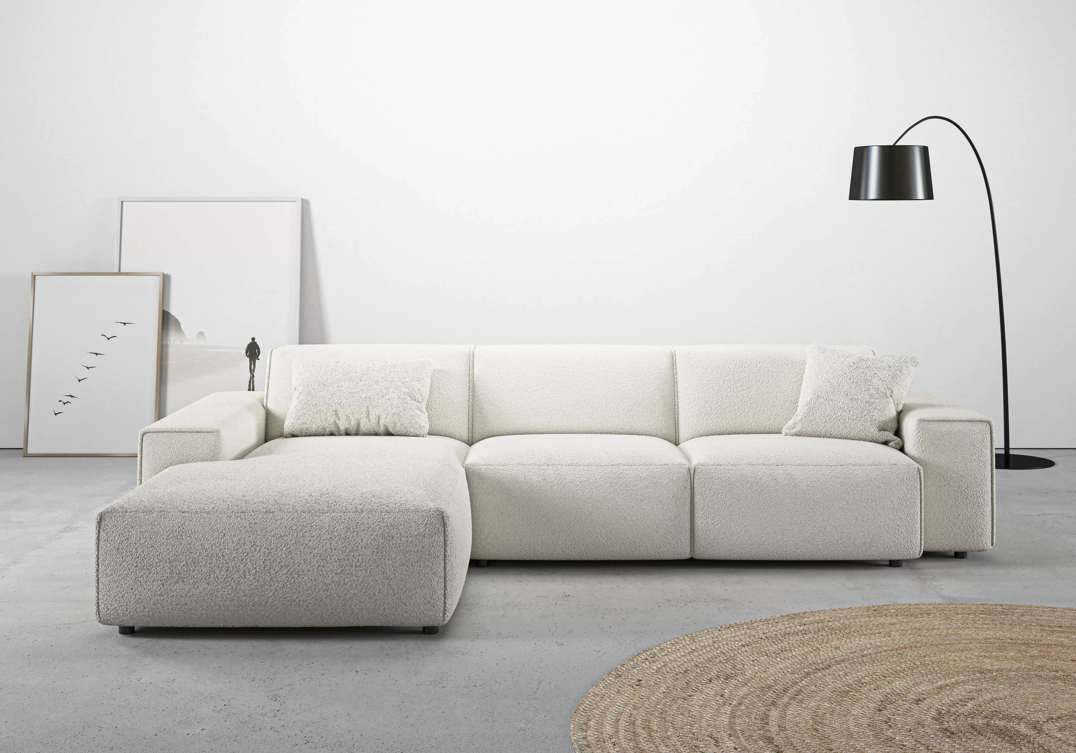 andas Ecksofa Glimminge auch in Breitcord, Feincord, Bouclé + Easy care-Bez günstig online kaufen