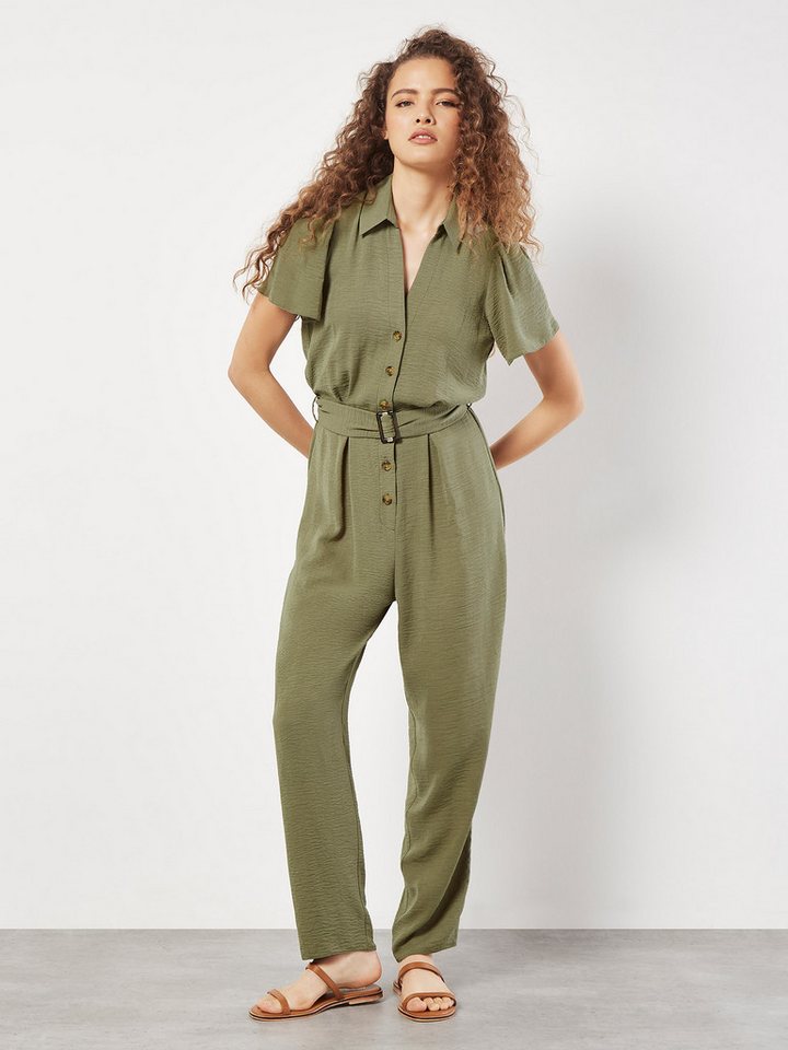 Apricot Jumpsuit, mit Knopfleiste günstig online kaufen