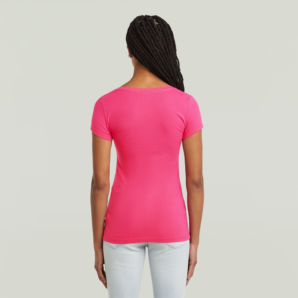 G-STAR V-Shirt "Base v t wmn cap sl", mit kleinem Logodruck vorne günstig online kaufen