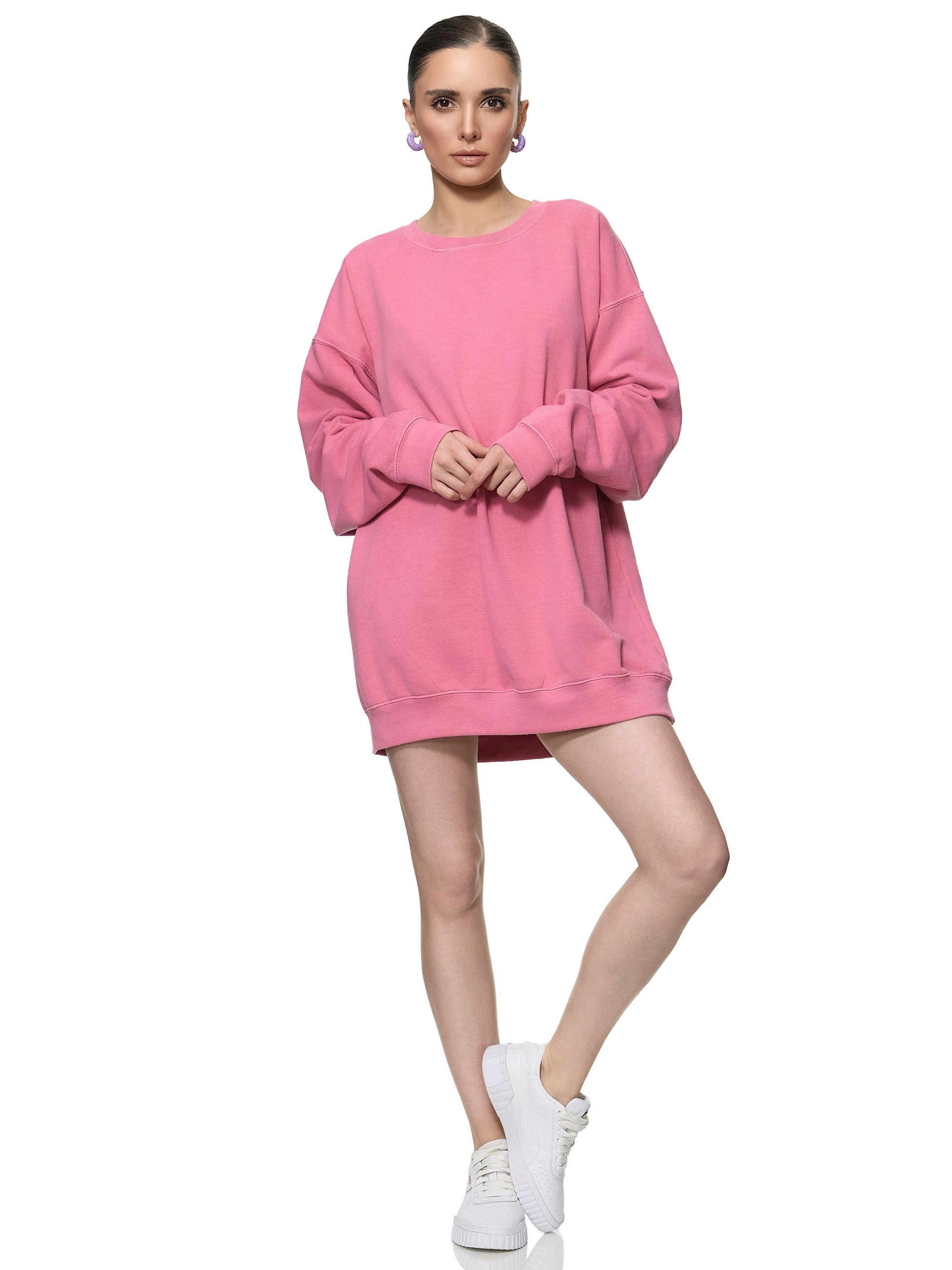 Worldclassca Longsweatshirt Worldclassca Oversized Sweatshirt Einfarbig günstig online kaufen