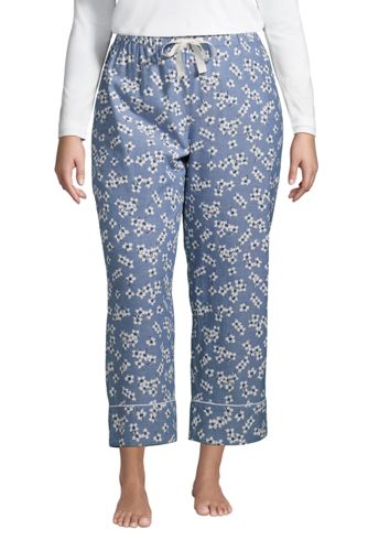 Draper James Chambray-Pyjamahose in großen Größen, Damen, Größe: 56-58 Plus günstig online kaufen