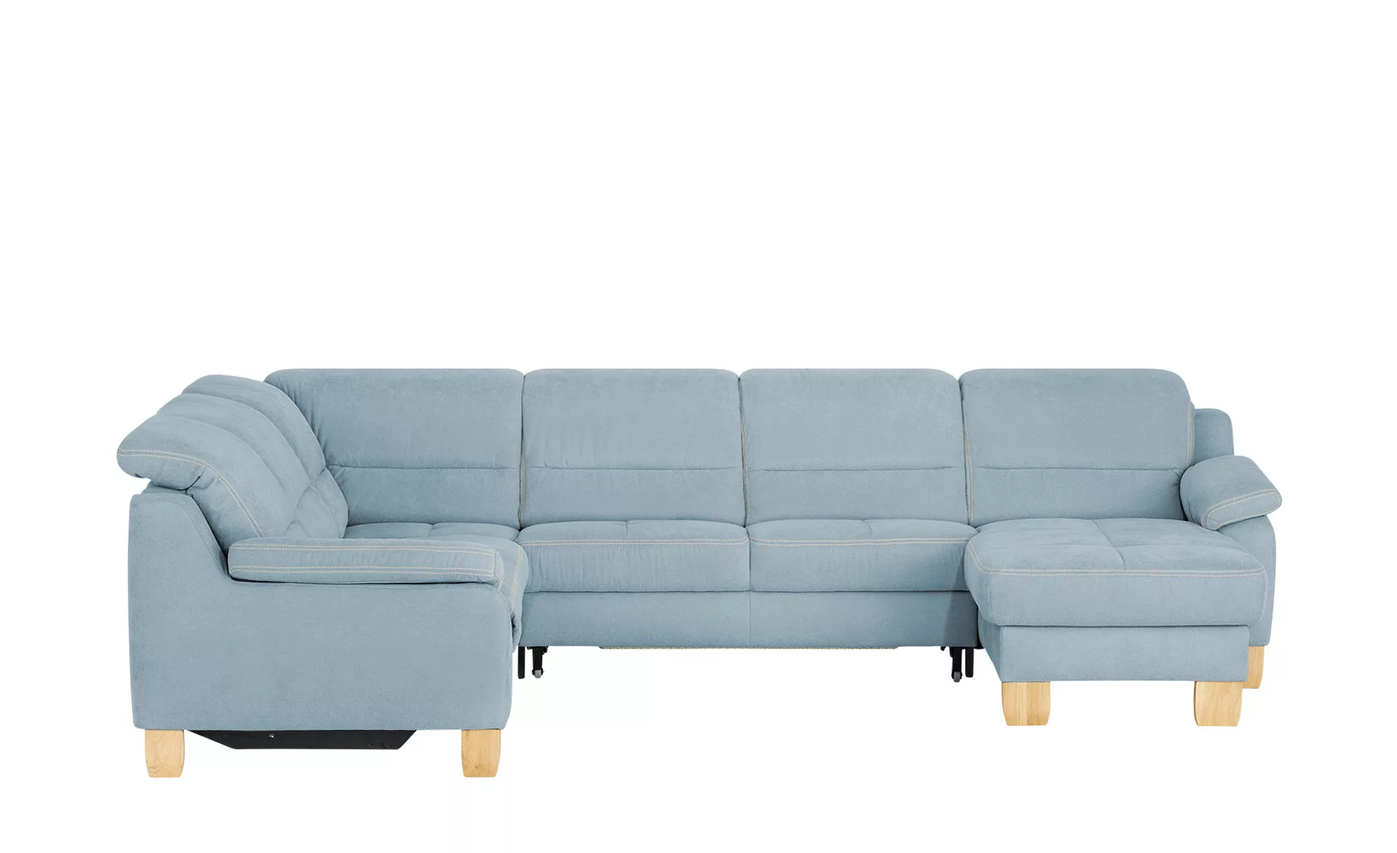 meinSofa Wohnlandschaft  Hanna ¦ blau ¦ Maße (cm): B: 322 H: 84 T: 264 Pols günstig online kaufen