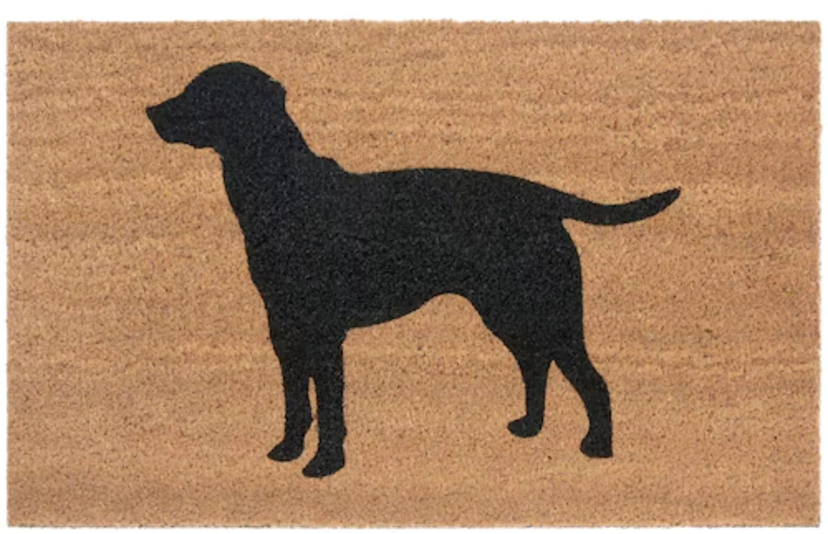 HANSE Home Fußmatte »Mix Mats Kokos Dog Silhouette«, rechteckig günstig online kaufen