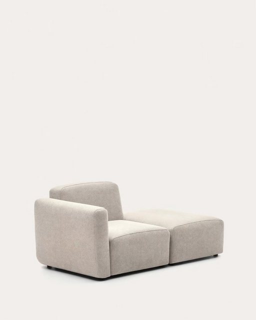 Natur24 Sofa 1-Sitzer-Sofa mit Randmodul Neom 169 x 78 x 89 cm Beige Sitzga günstig online kaufen