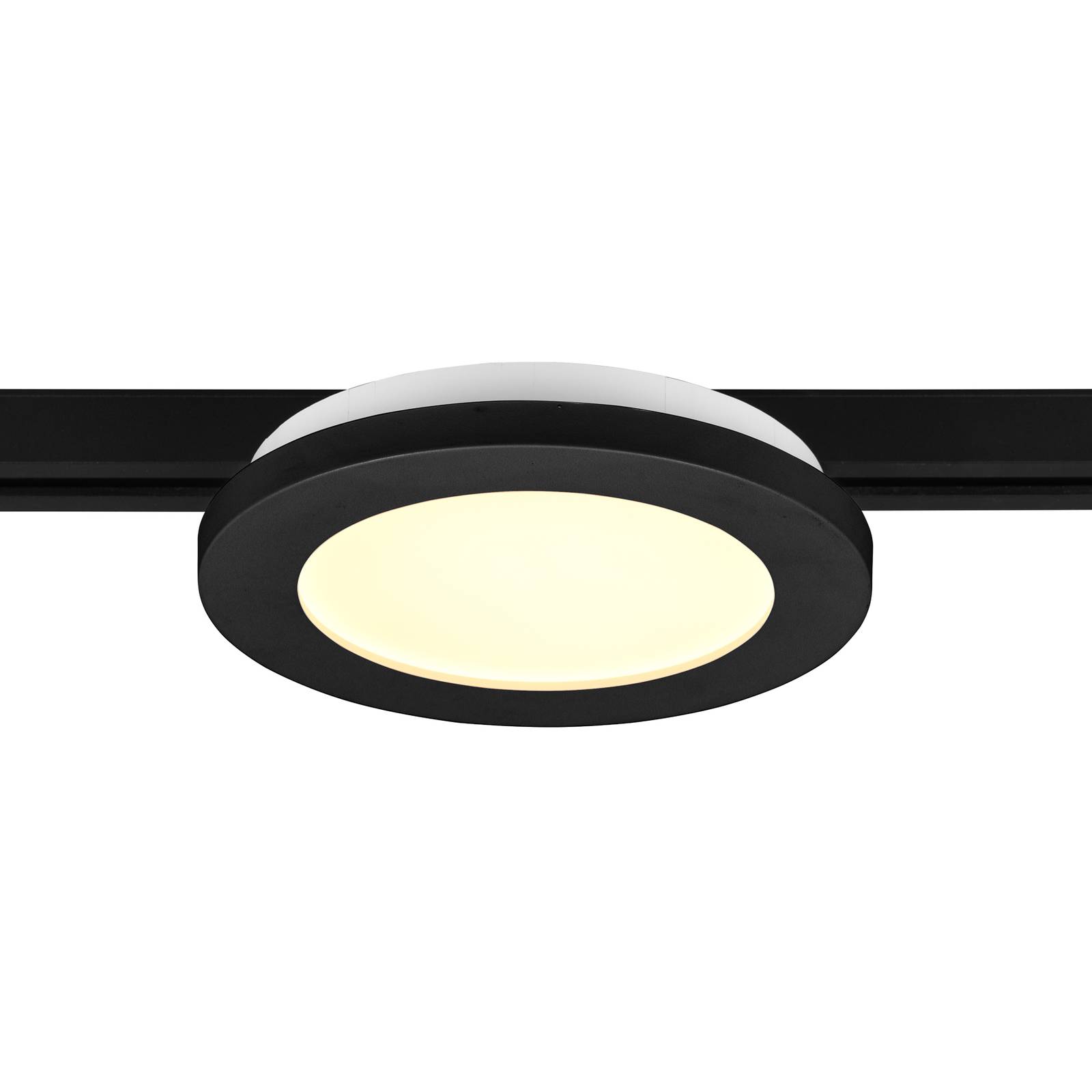 LED-Deckenlampe Camillus DUOline, Ø 17 cm, schwarz günstig online kaufen