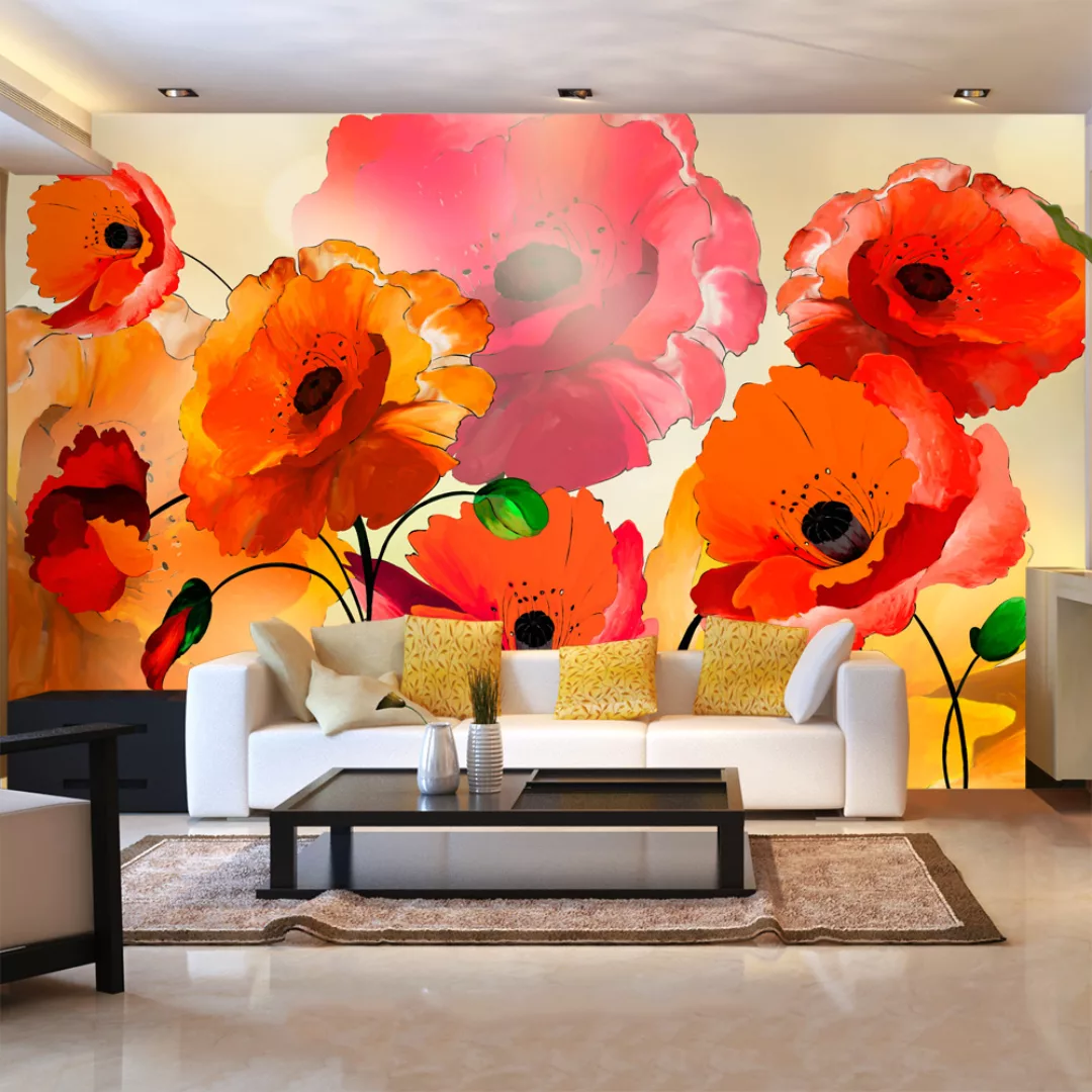 Fototapete - Velvet Poppies günstig online kaufen