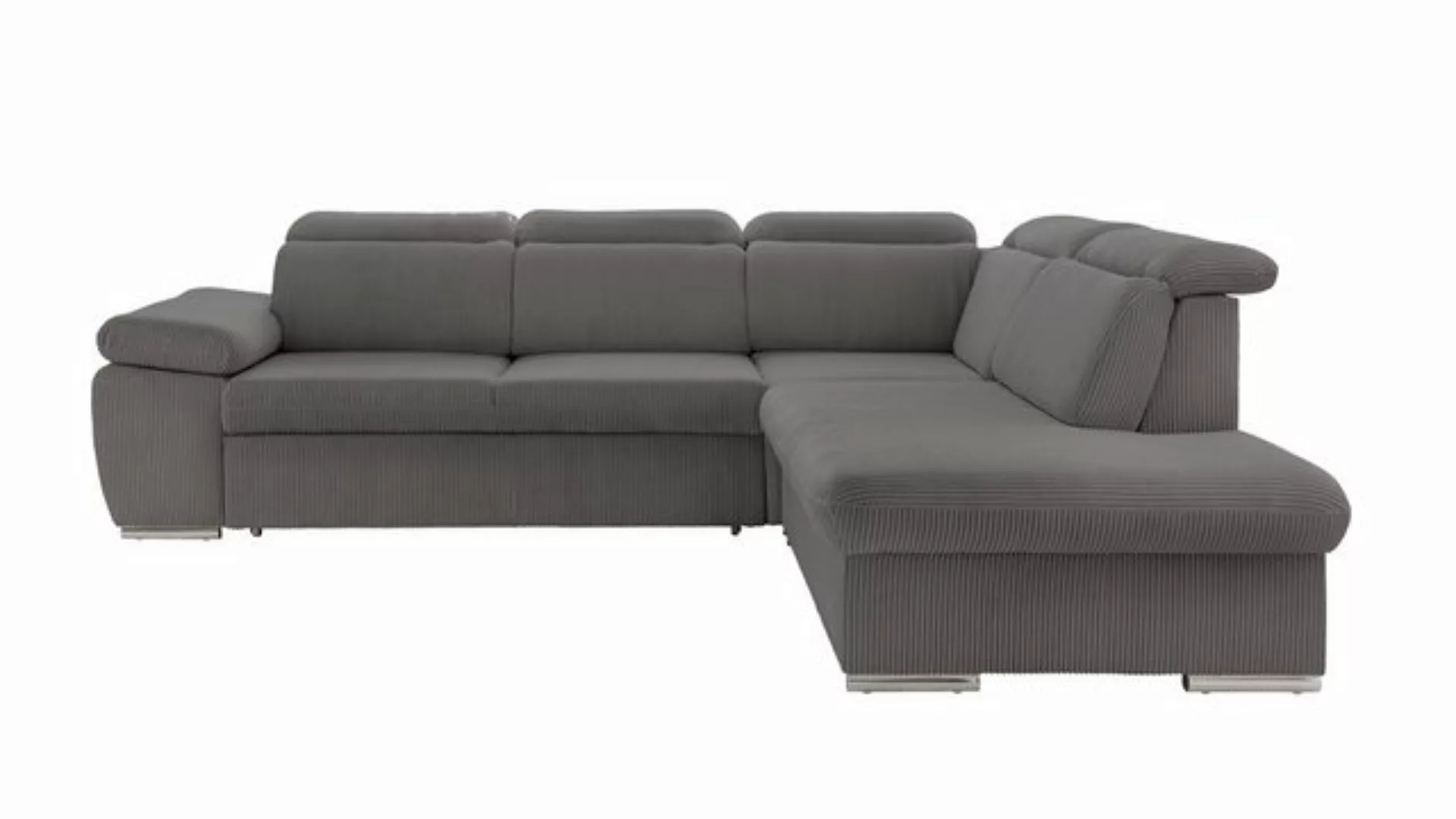 luma-home Ecksofa 17217, mit Bettfunktion und Bettkasten, 283x228 cm, mit K günstig online kaufen