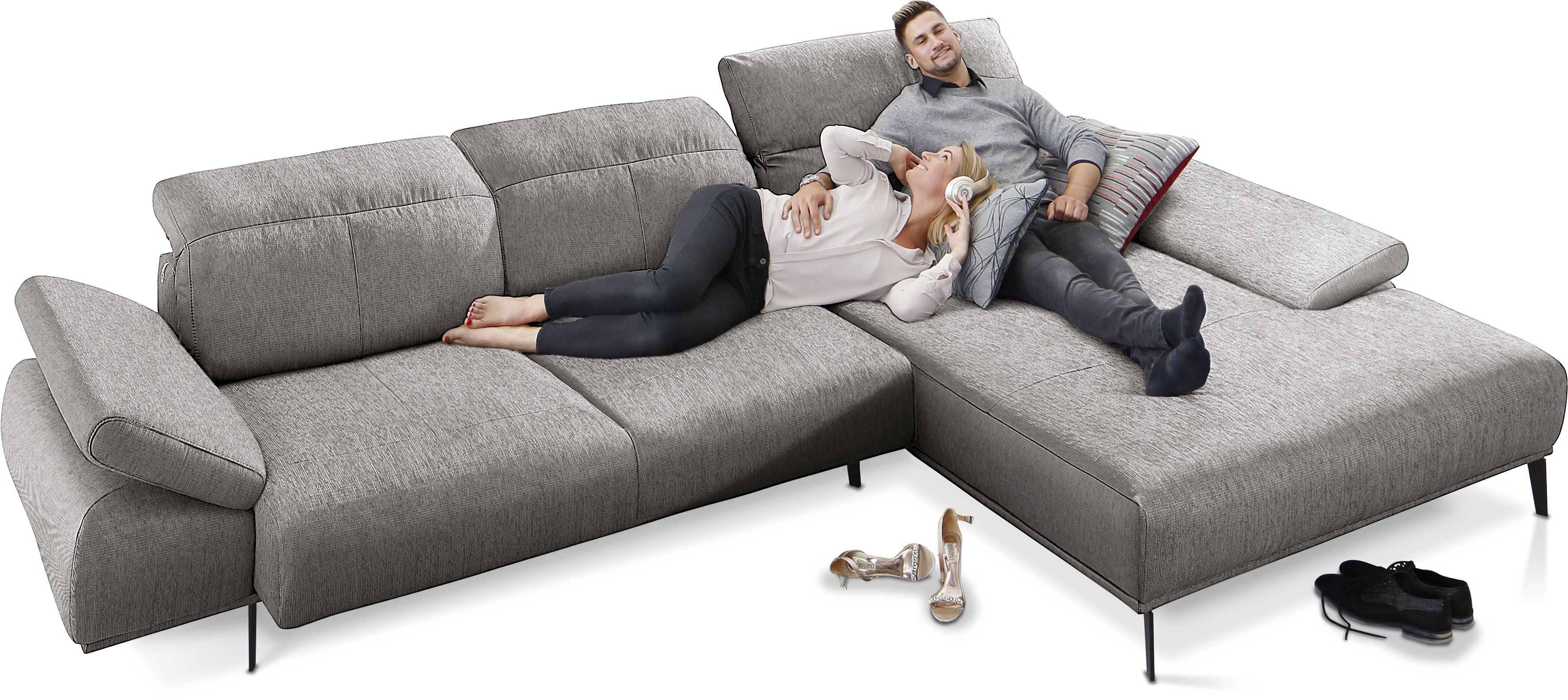 W.SCHILLIG Ecksofa "levi, Designsofa, elegant und zeitlos, bequem, L-Form", günstig online kaufen