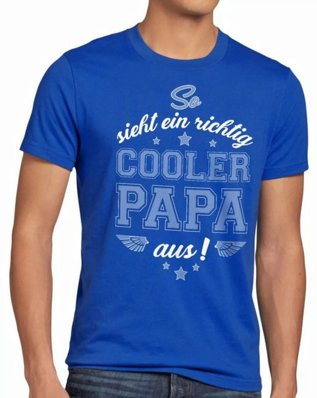 style3 Print-Shirt Herren T-Shirt Cooler Papa Fun Spruch Vatertag Dad Vater günstig online kaufen