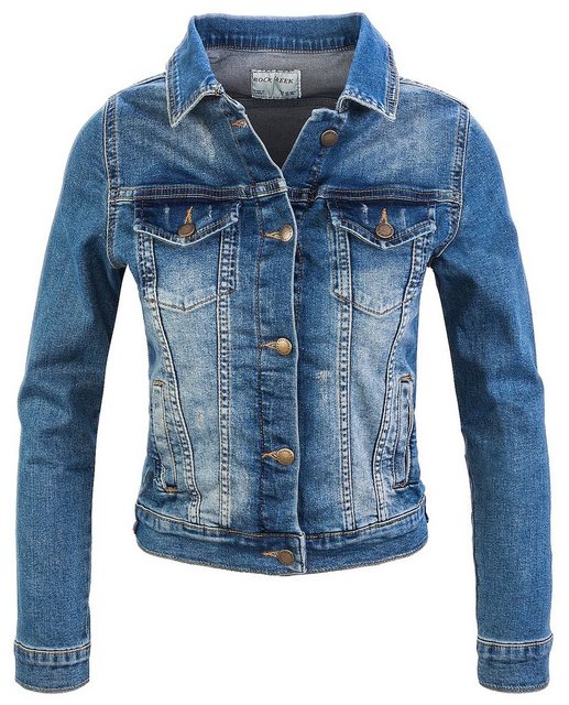 Rock Creek Jeansjacke Damen Jeansjacke Denim D-401 günstig online kaufen