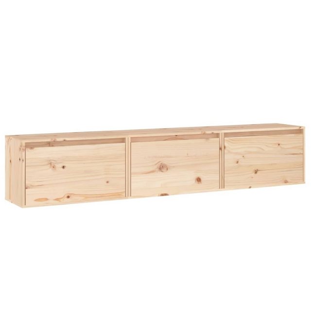 vidaXL TV-Schrank TV-Schränke 3 Stk Massivholz Kiefer Lowboard Lowboard günstig online kaufen