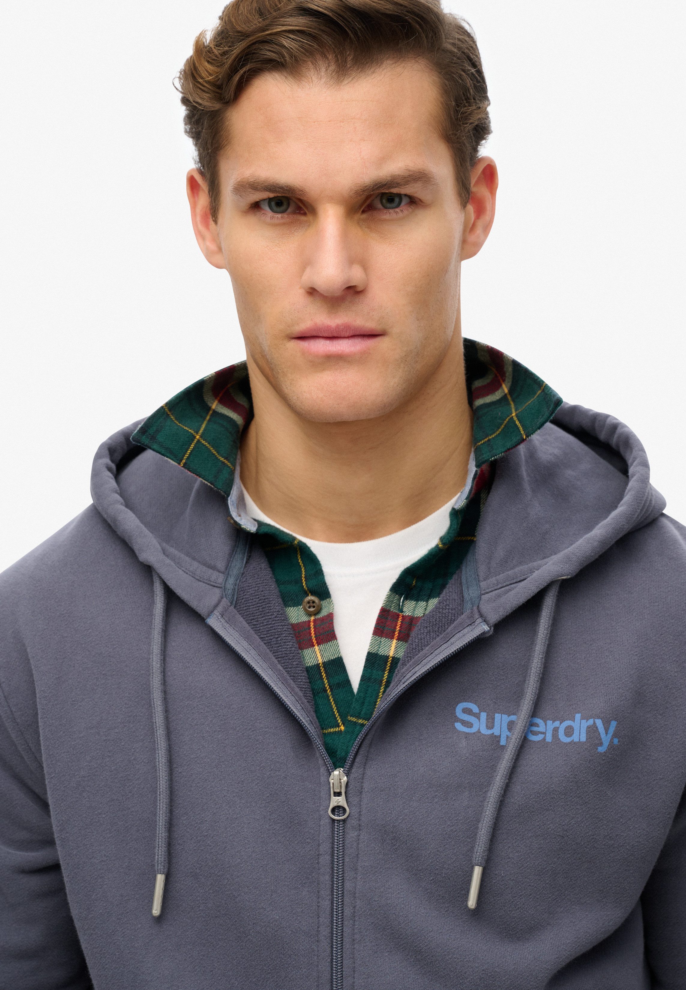 Superdry Kapuzensweatjacke CORE LOGO CITY ZIPHOOD günstig online kaufen