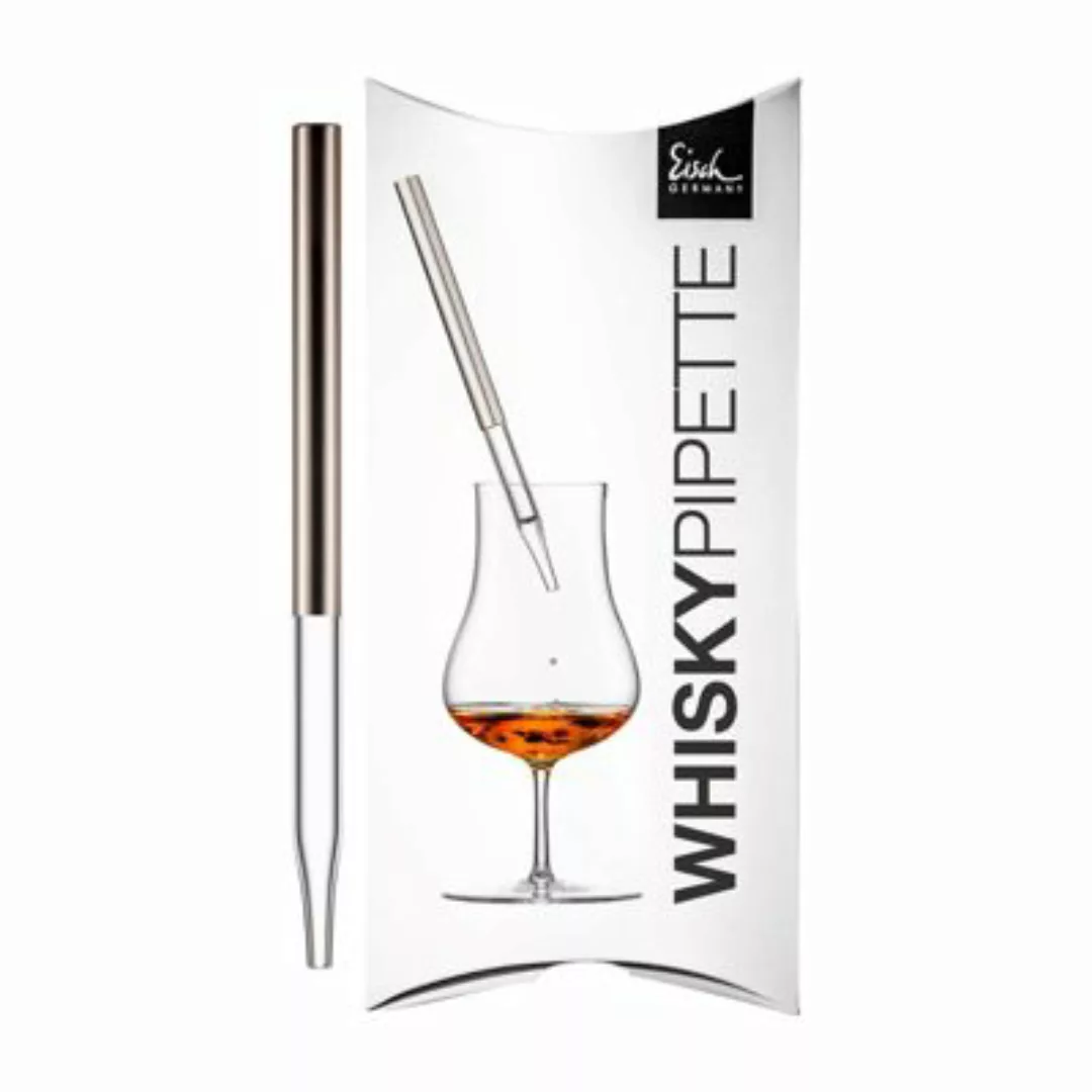 Eisch GERMANY Gentleman Whisky-Pipette Platin im Geschenkkarton Barzubehör günstig online kaufen