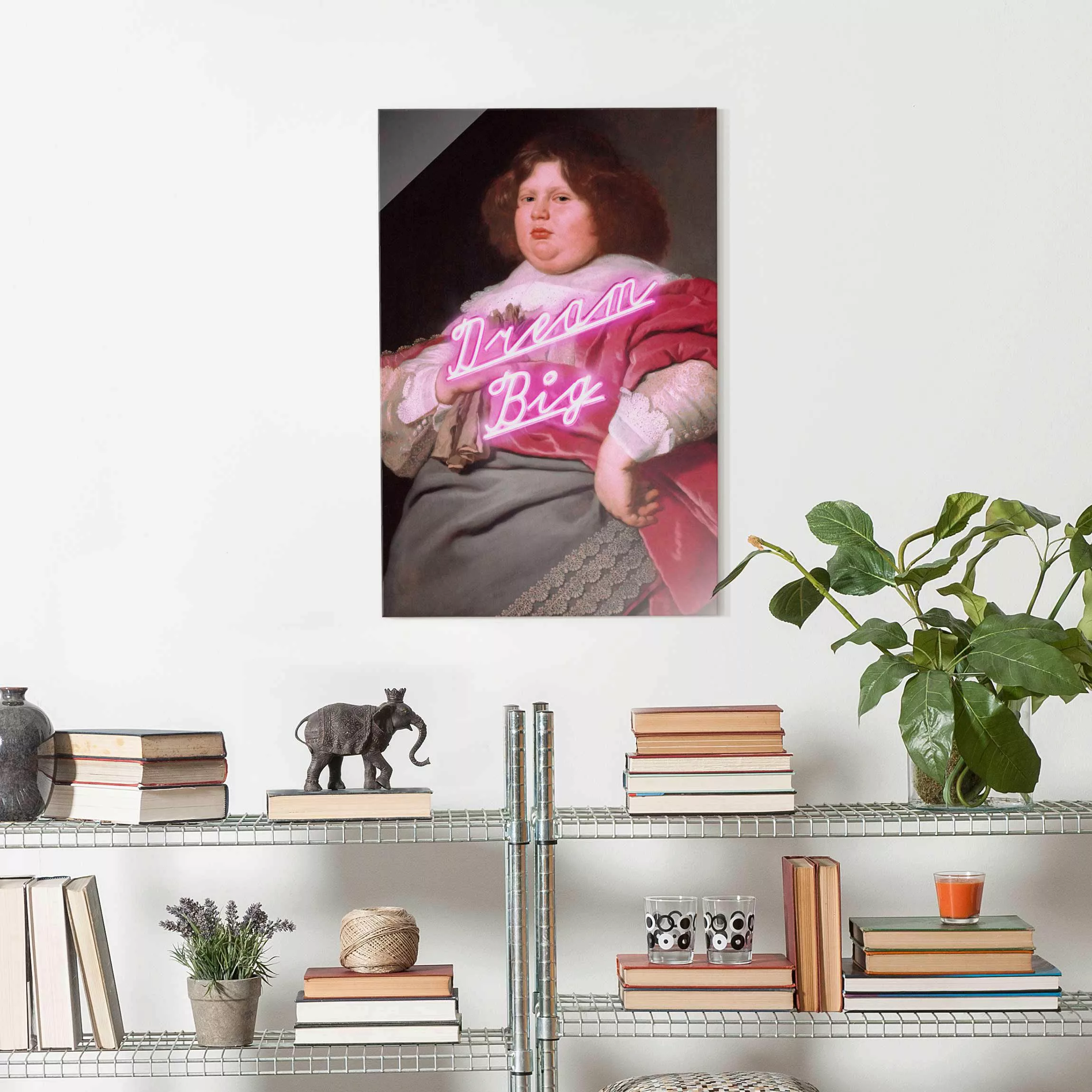 Glasbild - Hochformat Gemälde Dream Big günstig online kaufen