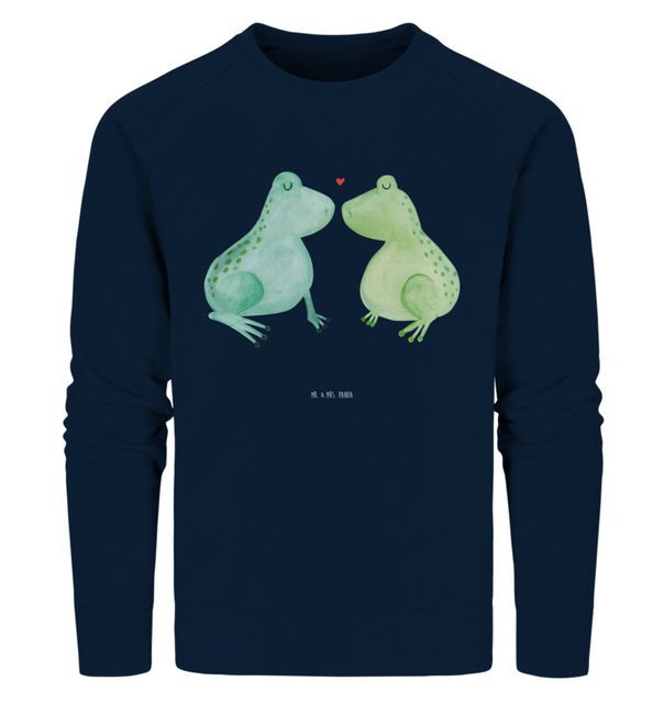 Mr. & Mrs. Panda Longpullover Größe XL Frosch Liebe - French Navy - Geschen günstig online kaufen