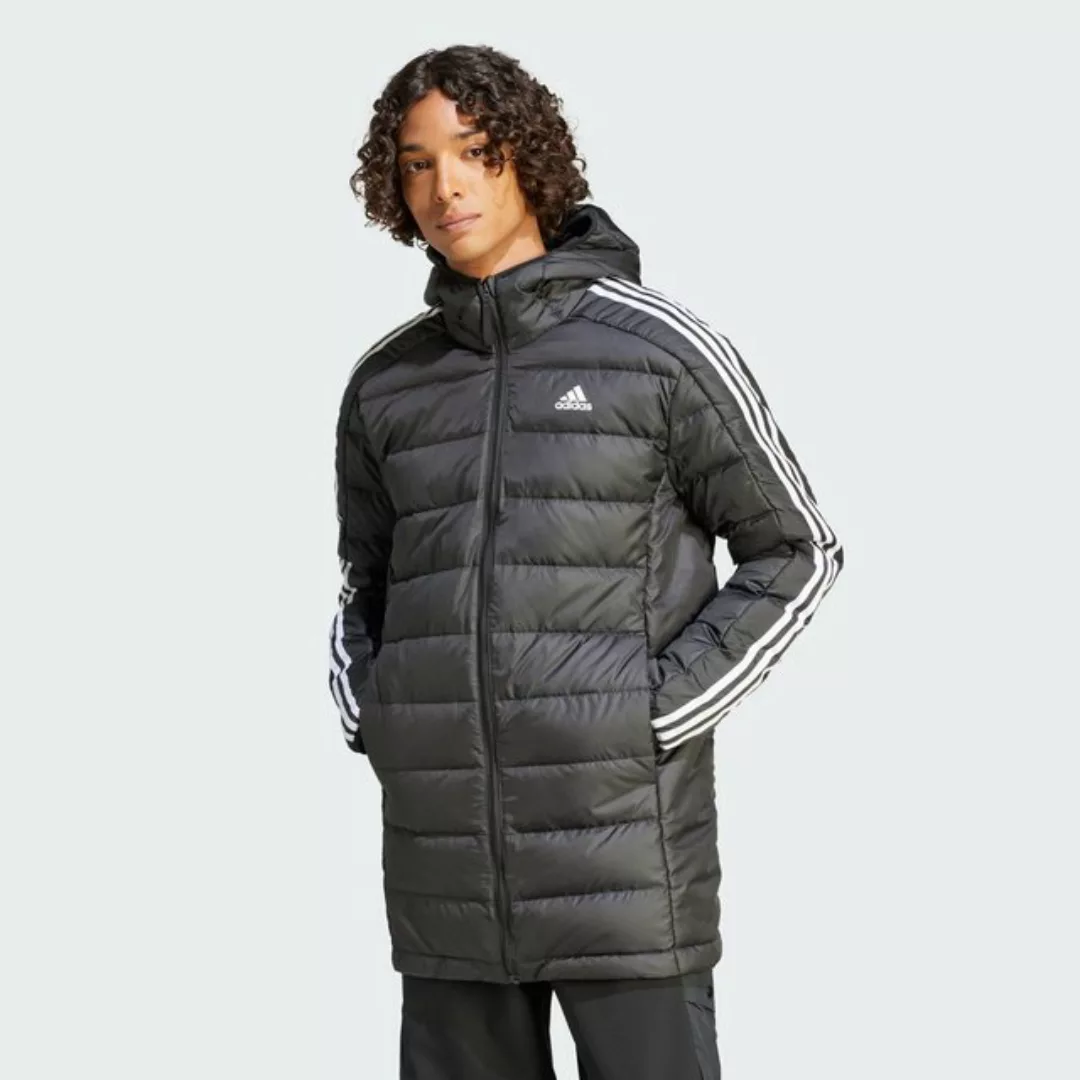 adidas Sportswear Funktionsmantel ESSENTIALS 3-STREIFEN LIGHT HOODED DAUNEN günstig online kaufen