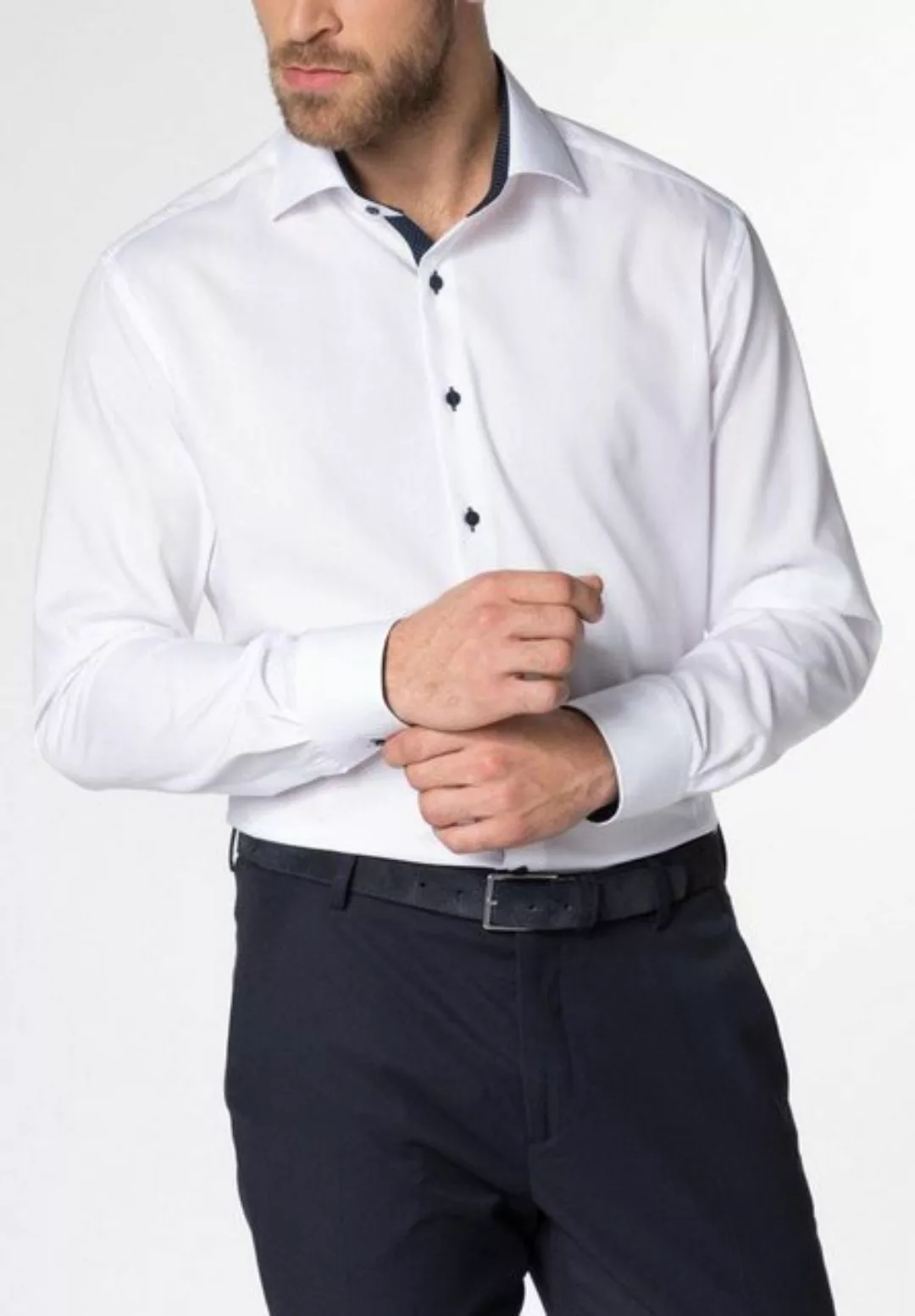 Eterna Businesshemd - unifarbenes Pinpoint-Hemd  -  MODERN FIT günstig online kaufen