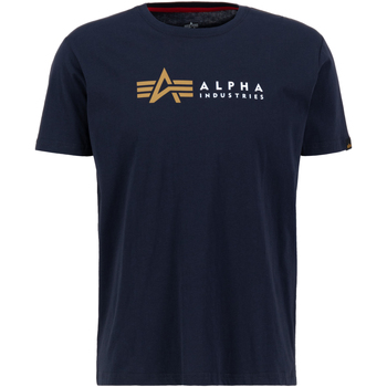Alpha Industries  T-Shirts & Poloshirts Alpha Label T-Shirt - rep.blue günstig online kaufen