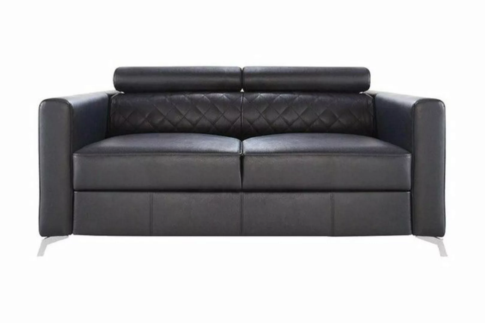 Xlmoebel 2-Sitzer Schwarzes Zwei-Personen Sofa Zeitgenössische Couch 2-Sitz günstig online kaufen