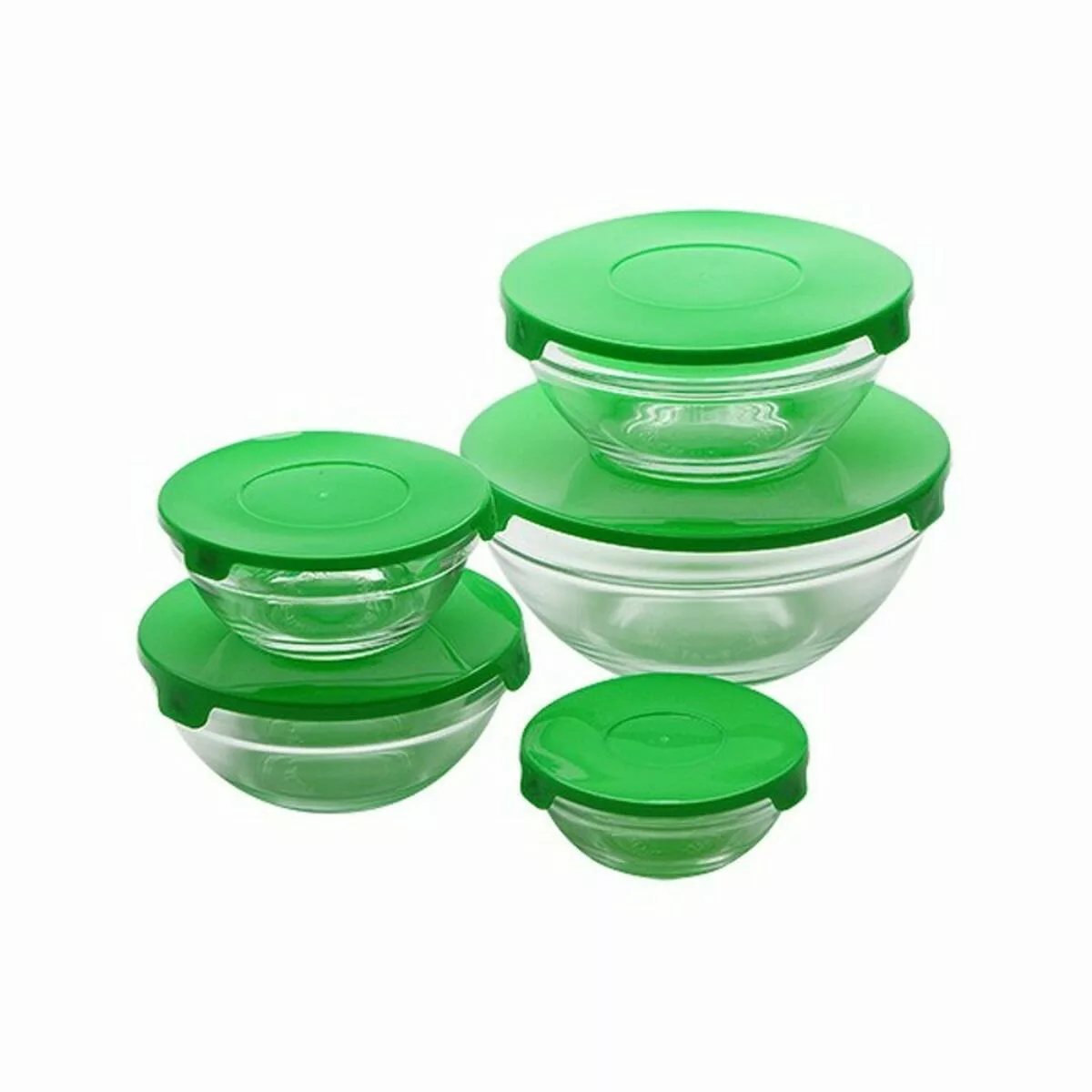 Lunchbox-set Renberg Grün Glas Kristall (5 Pcs) günstig online kaufen